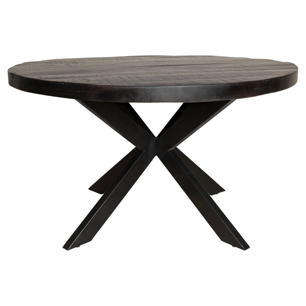Eetkamertafel Denver Schwarz | Rund | 130 cm