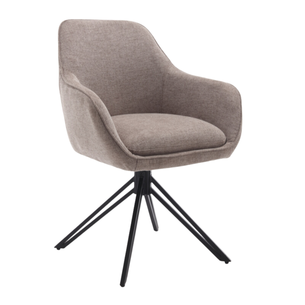 Esszimmerstuhl Jens | Braun (Set von 2)