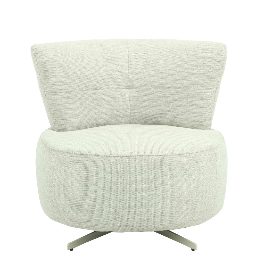 Sessel Julia Hellgrau – moderner Polstersessel mit Kissen, 82 x 91 x 86 cm