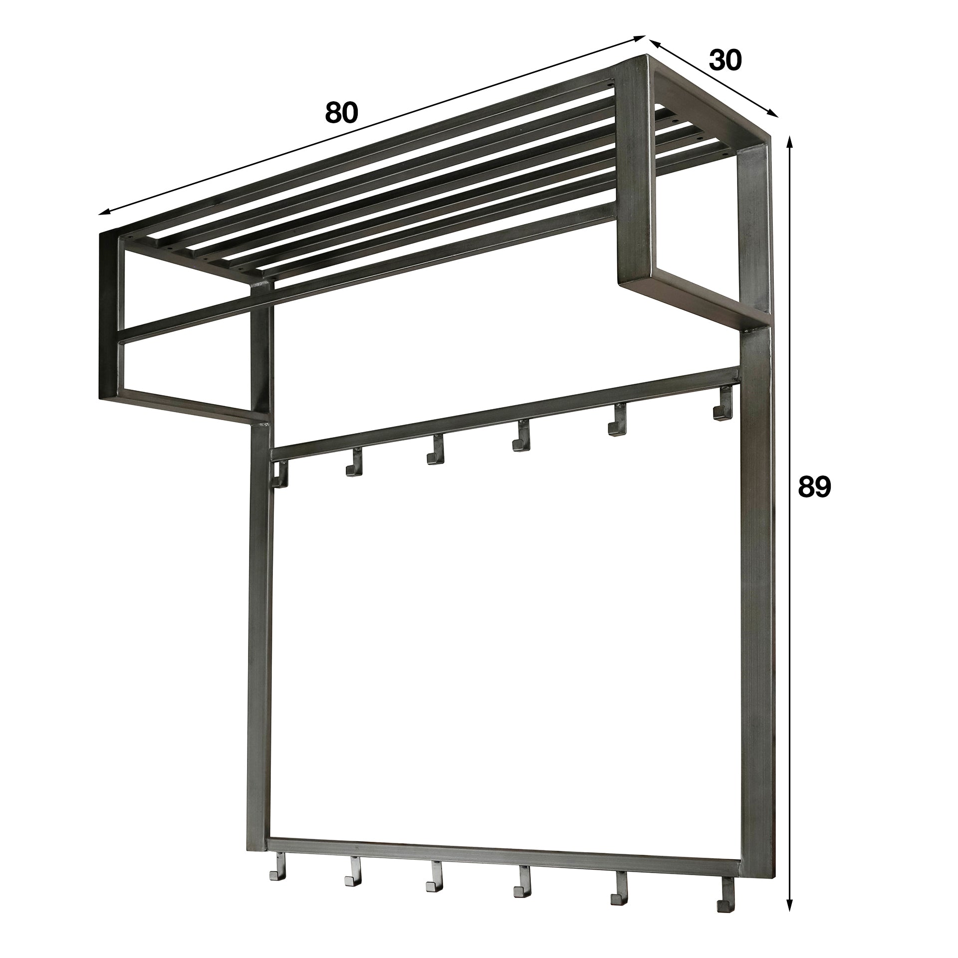 Garderobe – Nexa Loft – Silber-Finish