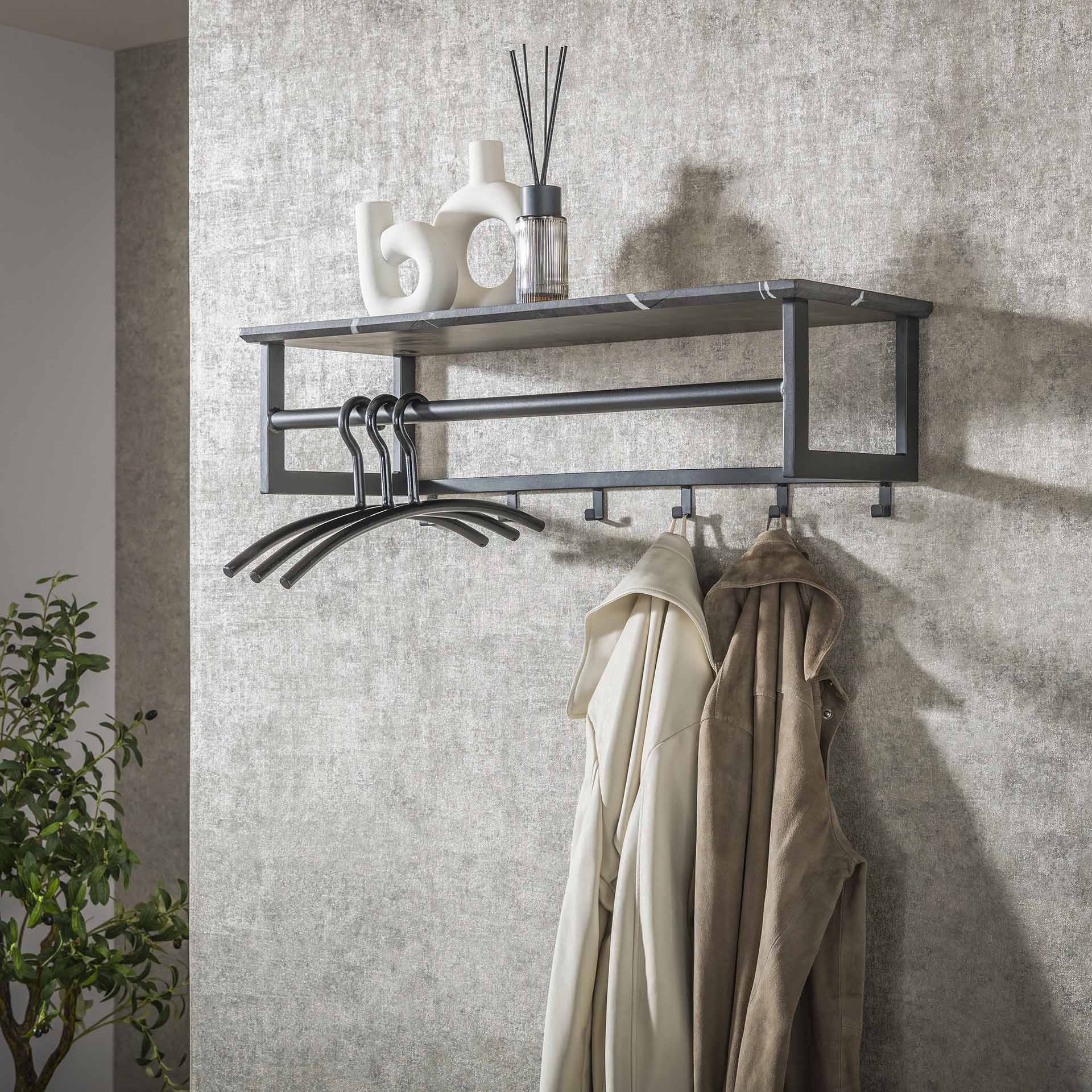 Garderobe – Avani Classic – 3D Schwarz braun