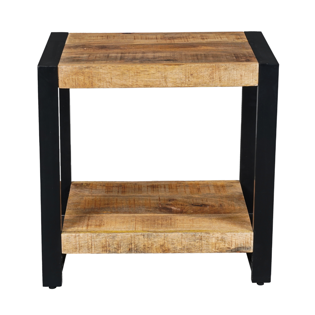 Beistelltisch Boaz mit unterem Regal | 60 cm