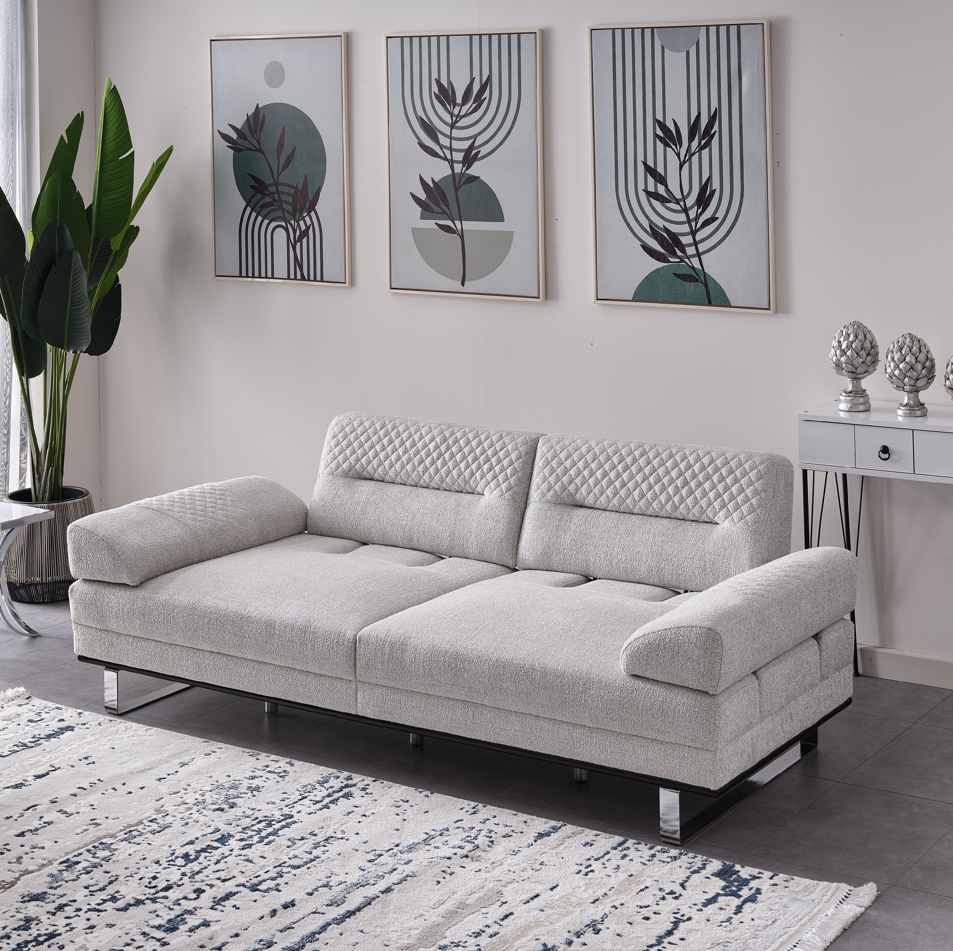 EDO Sofa Handarbeit Massivholz Hochwertiger Stoff