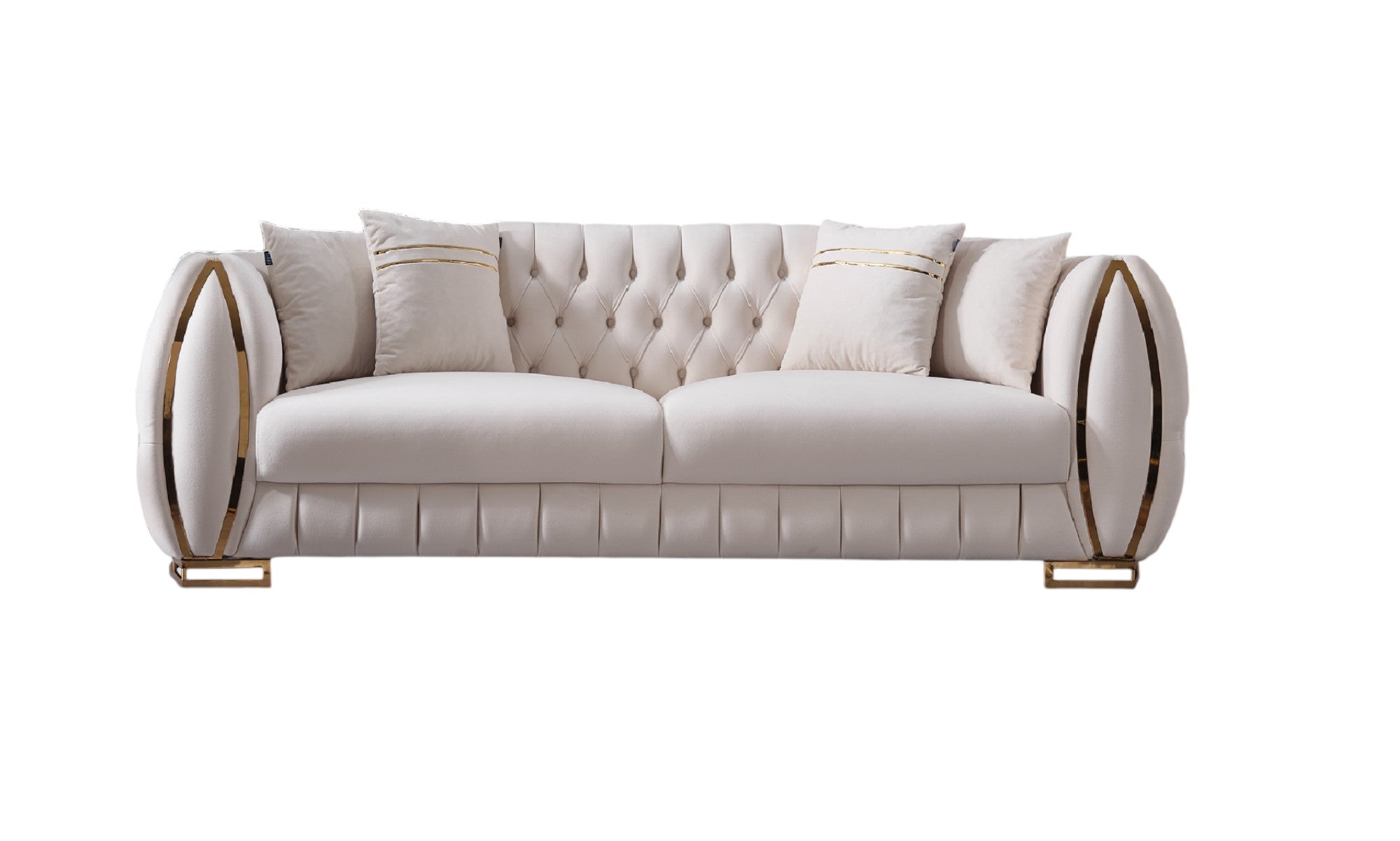 Luana Sofa Handarbeit Massivholz Hochwertiger Stoff