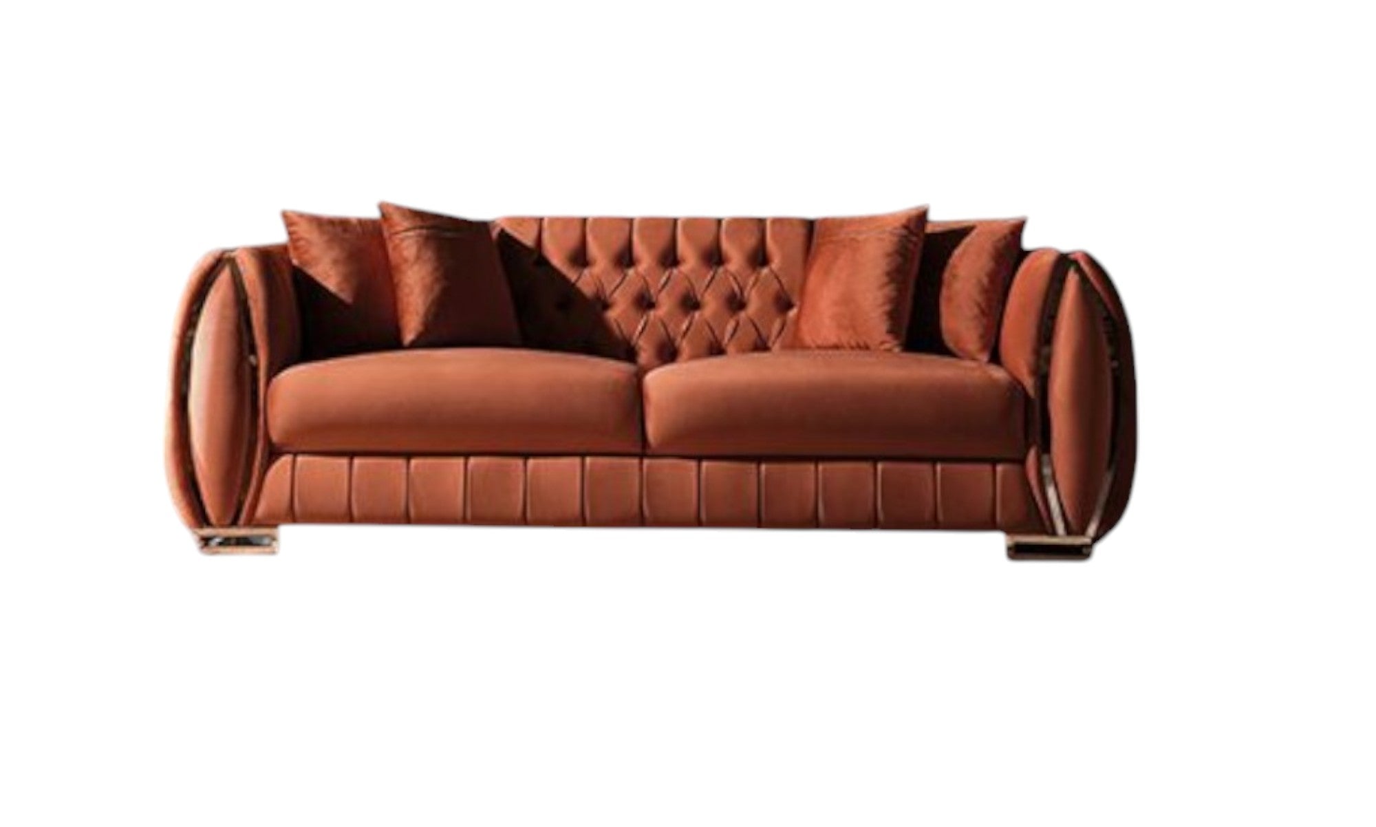 Luana Sofa Handarbeit Massivholz Hochwertiger Stoff