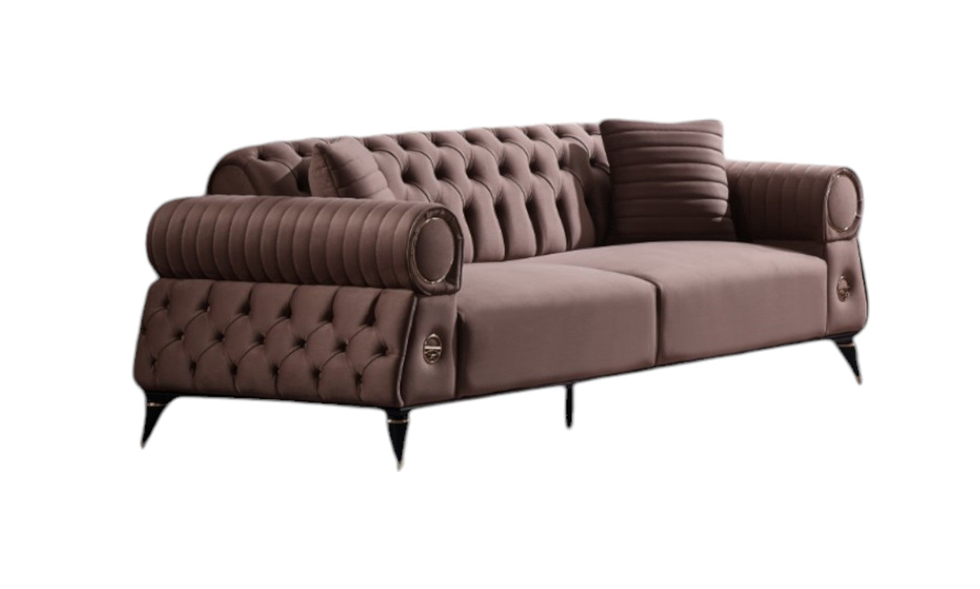 BERLA Sofa Handarbeit Massivholz Hochwertiger Stoff