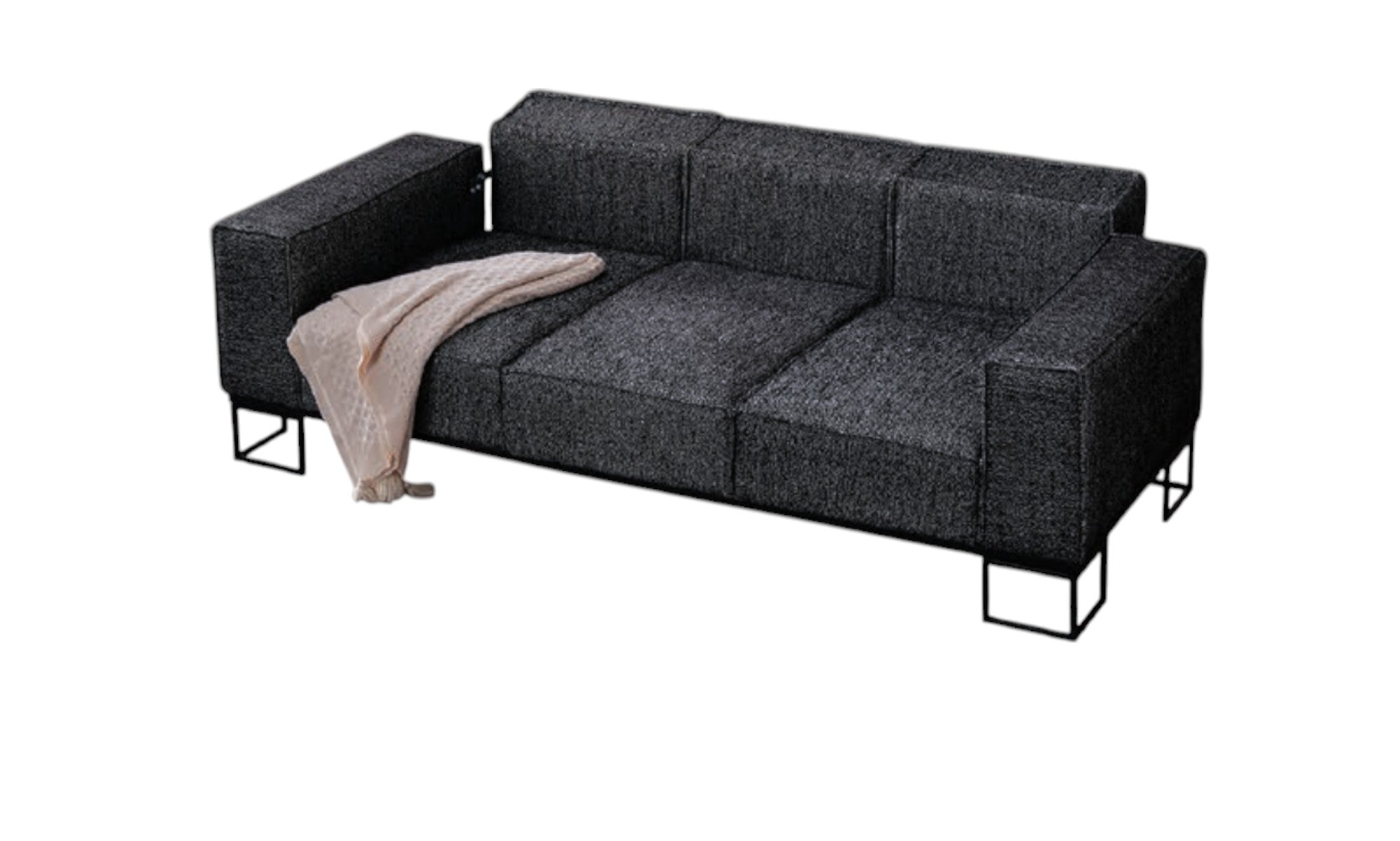 Flog Sofa Handarbeit Massivholz Hochwertiger Stoff