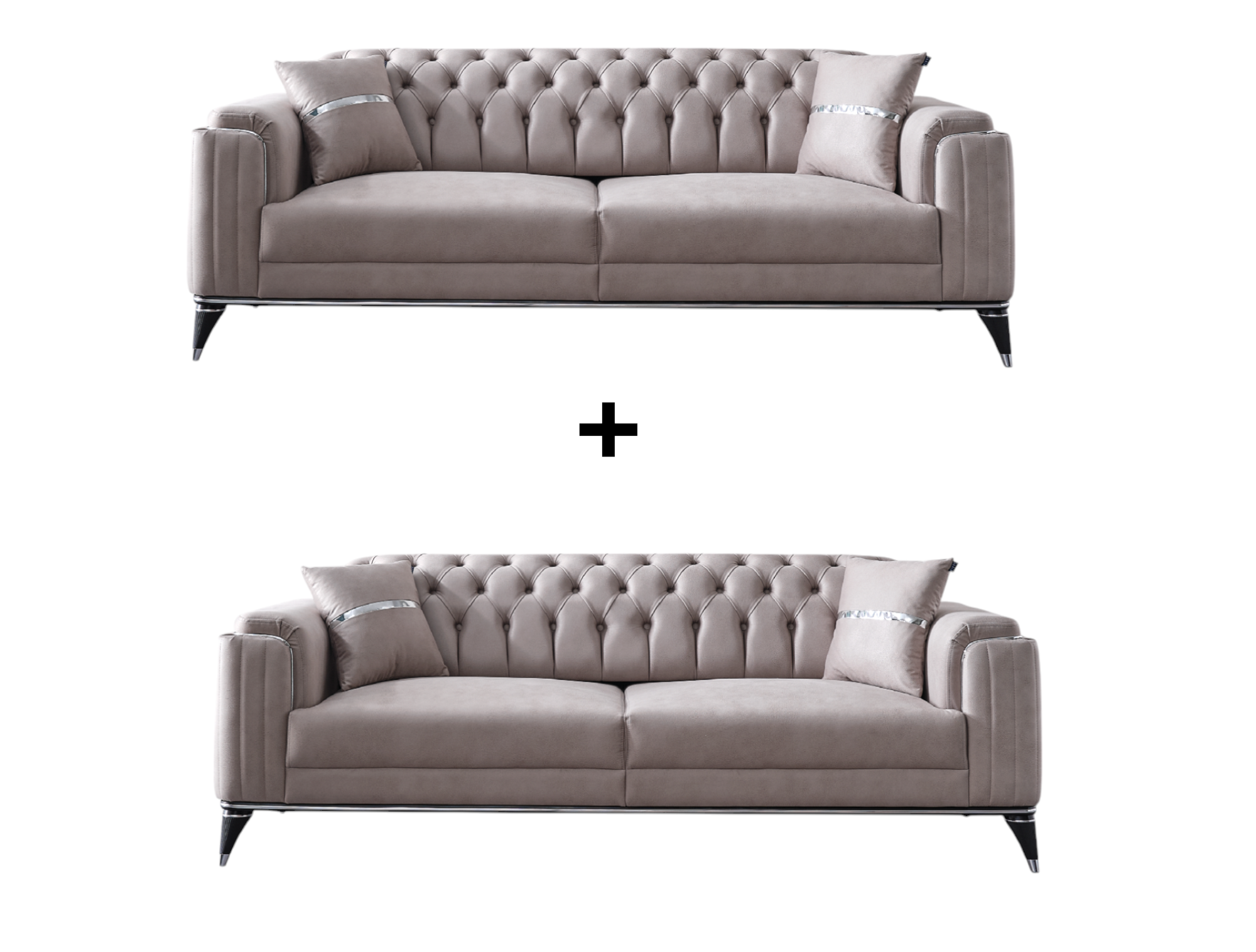 Zosa Sofa Handarbeit Massivholz Hochwertiger Stoff