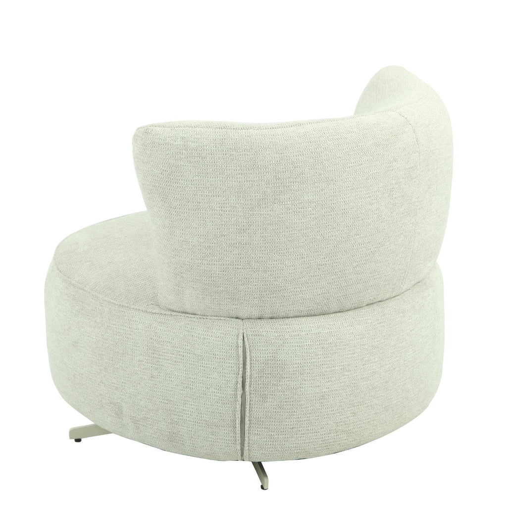 Sessel Julia Hellgrau – moderner Polstersessel mit Kissen, 82 x 91 x 86 cm