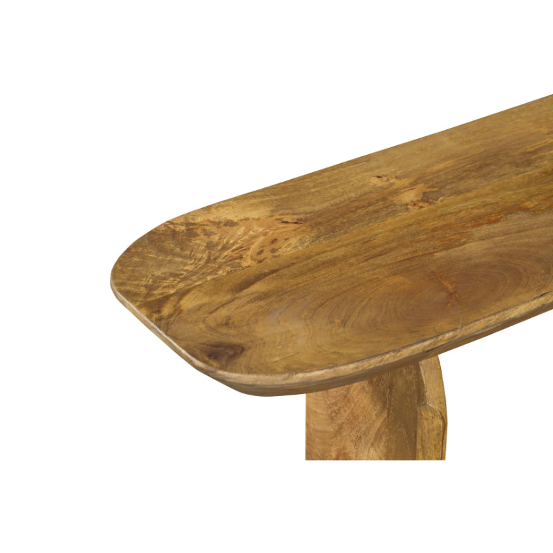 Essbank TeTey – Sitzbank aus massivem Mangoholz, 180 x 38 x 45 cm, Sitzfläche 6 cm stark