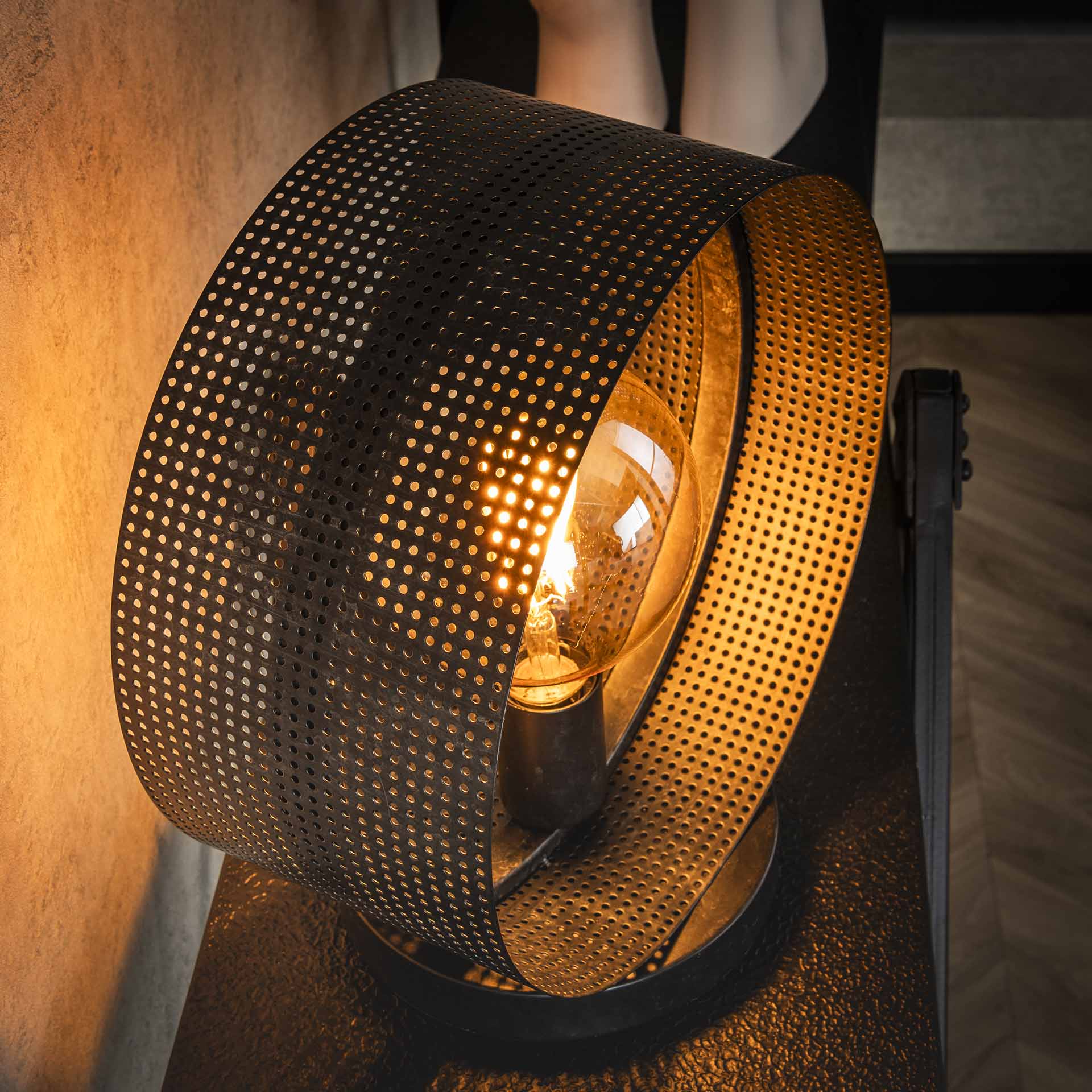 Tischleuchte – Fiora Stone – Charcoal