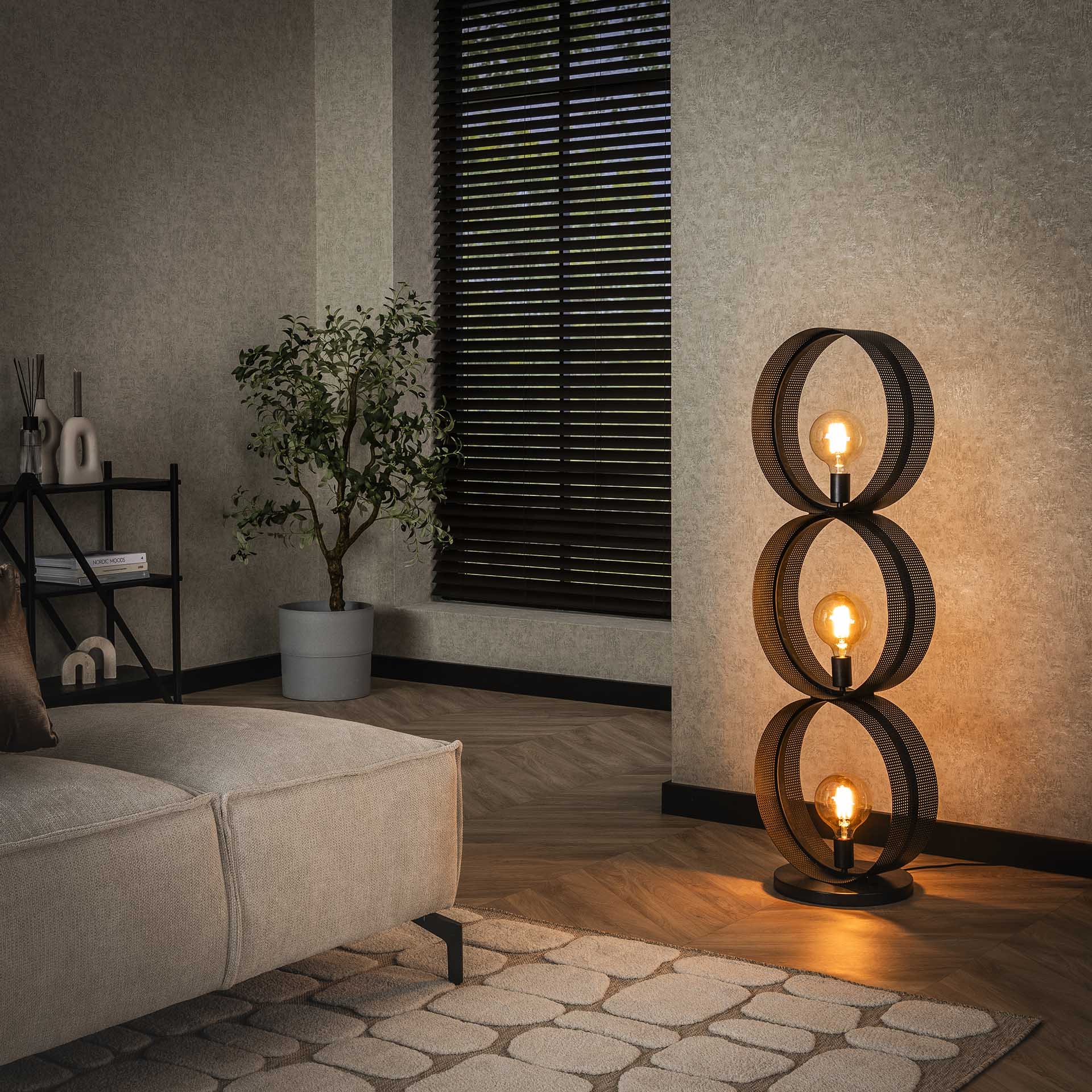 Stehleuchte – Prisma Aura – Charcoal