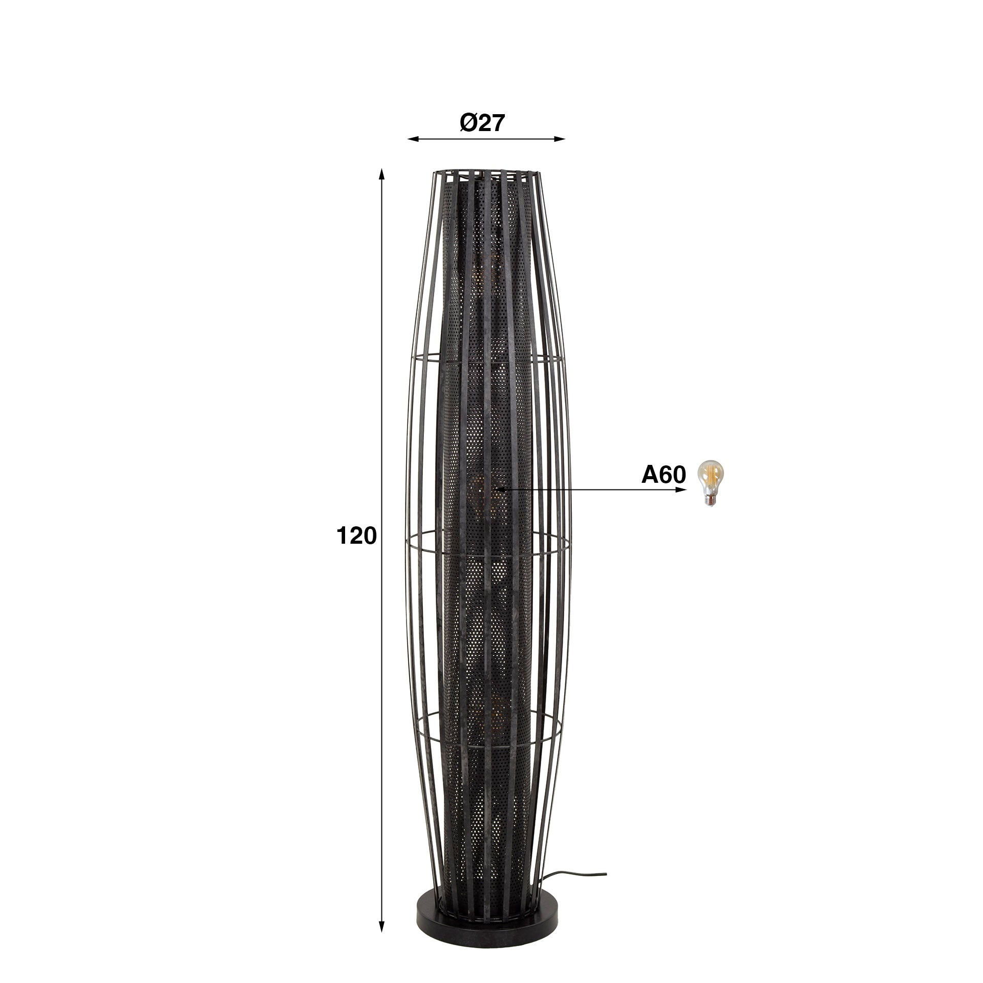 Stehleuchte – Novum Prime – Charcoal