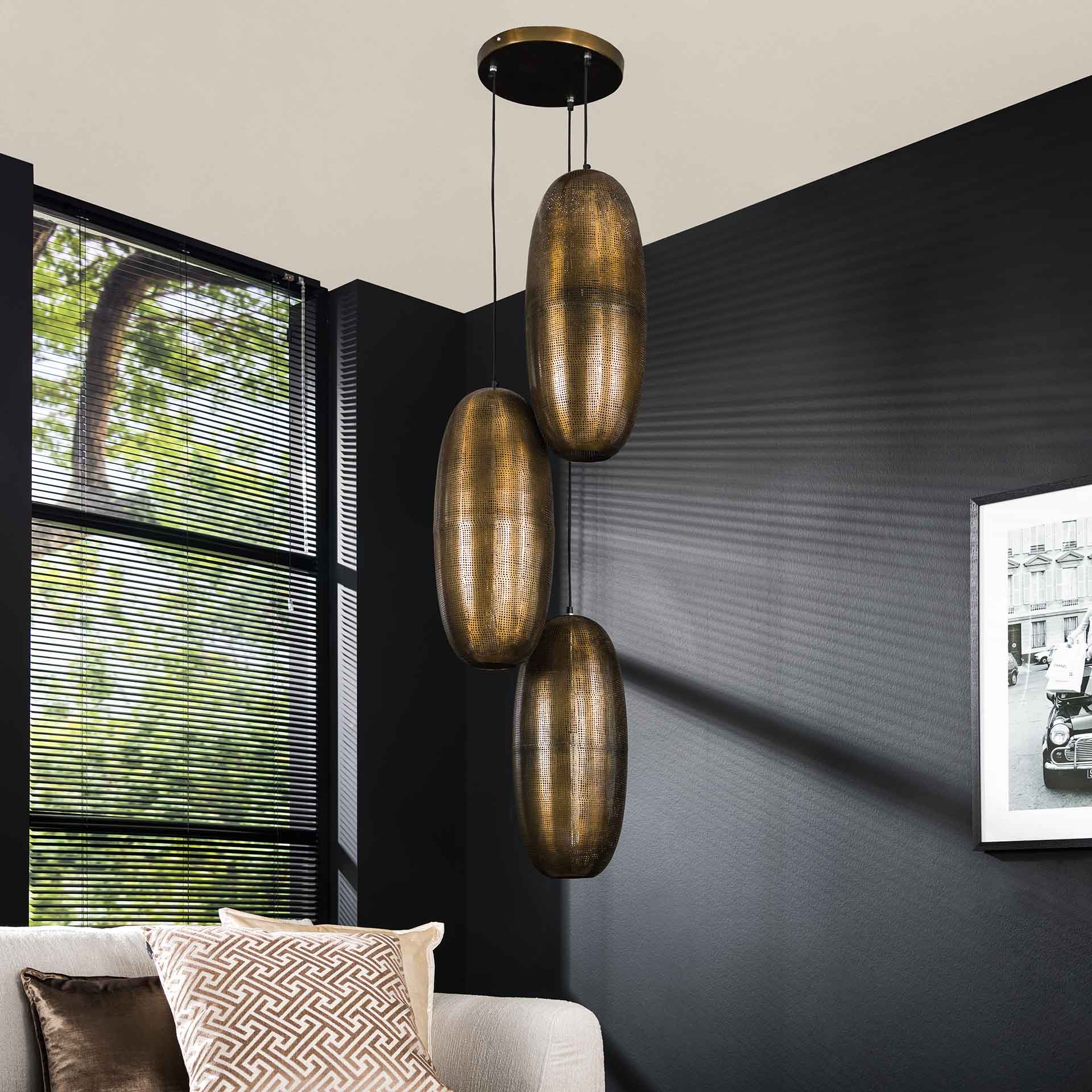 Hängeleuchte – Aureo Casa – Antike bronze