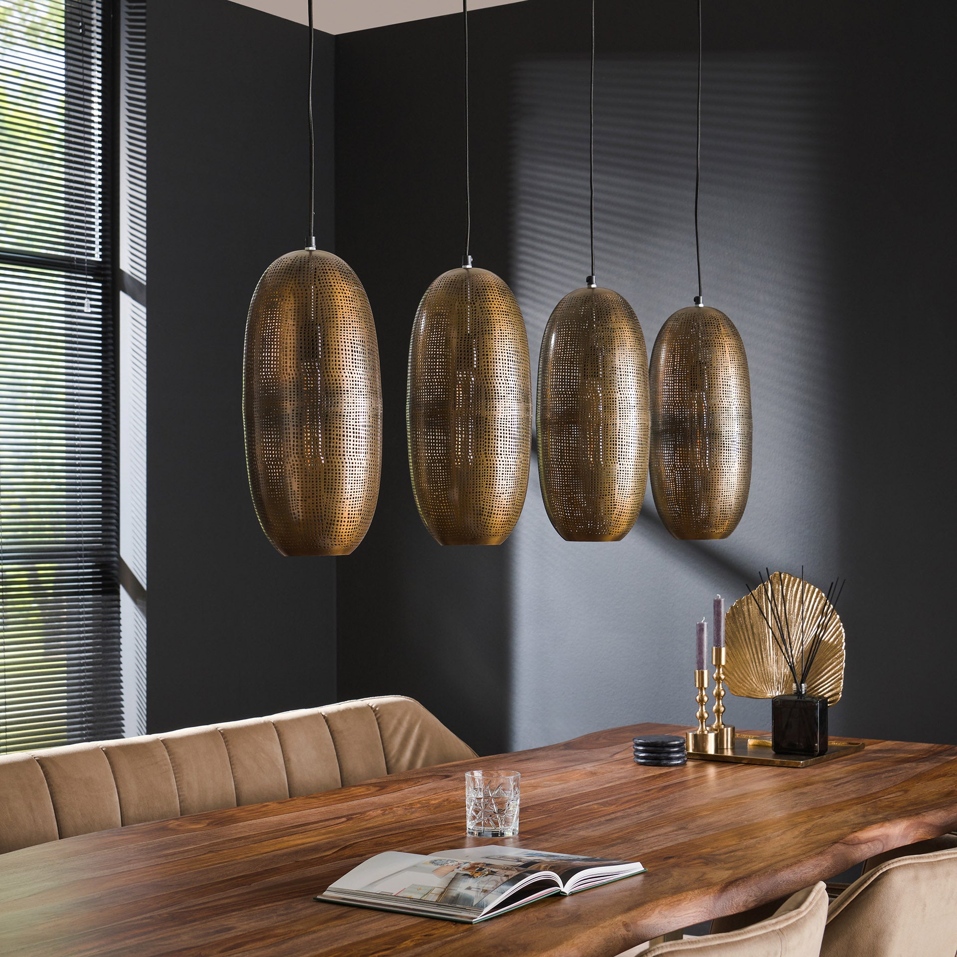 Hängeleuchte – Novum Hue – Antike bronze