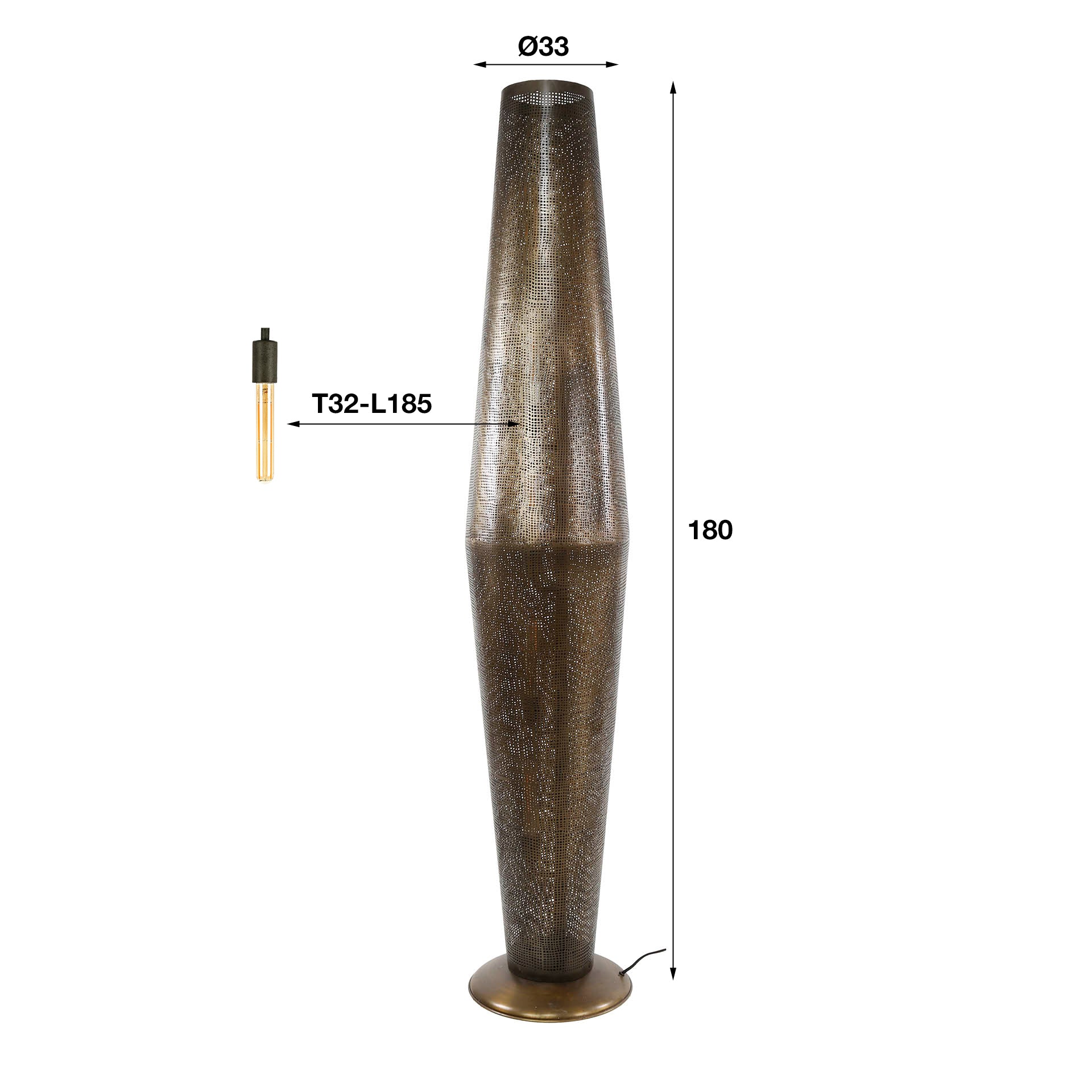 Stehleuchte – Terra Studio – Antike bronze