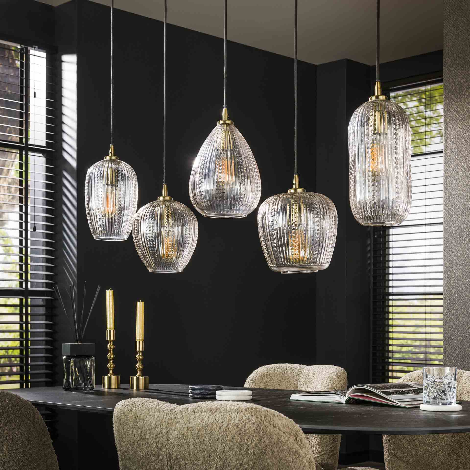 Hängeleuchte – Luma Home – Glas – Diamond glass