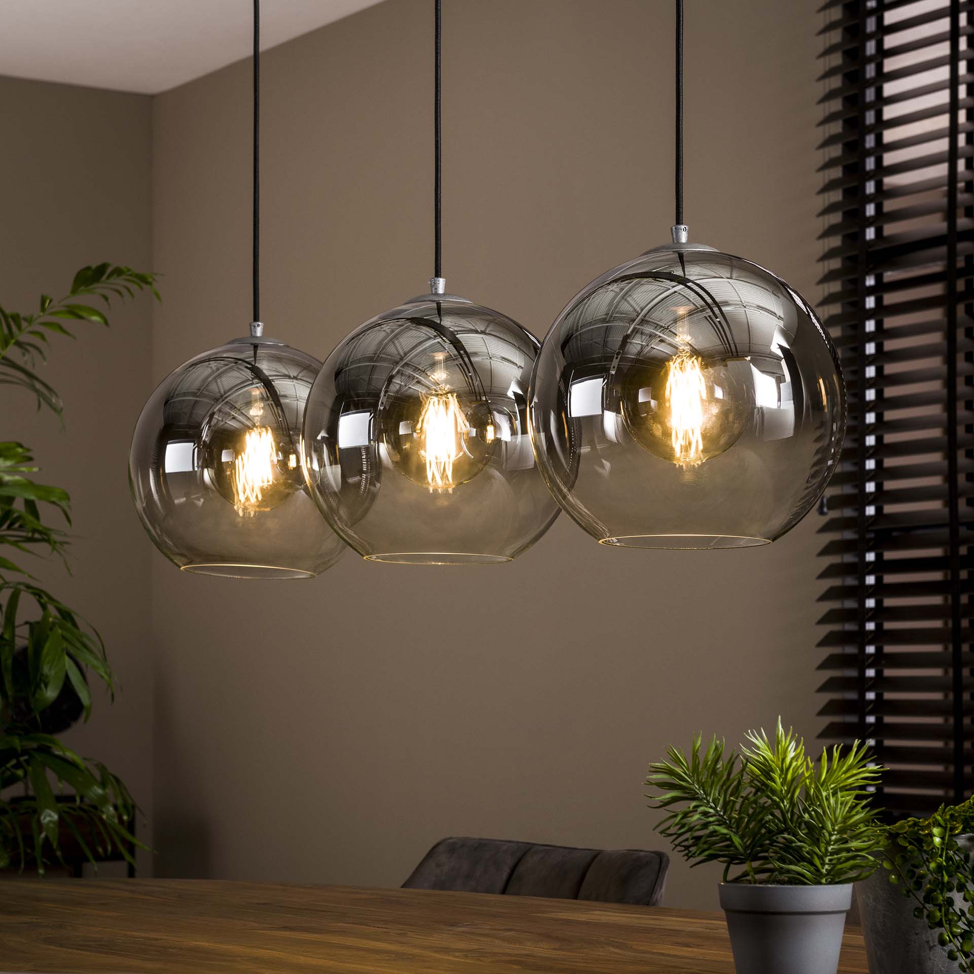 Hängeleuchte – Luma Modern – Alt Silber Finish