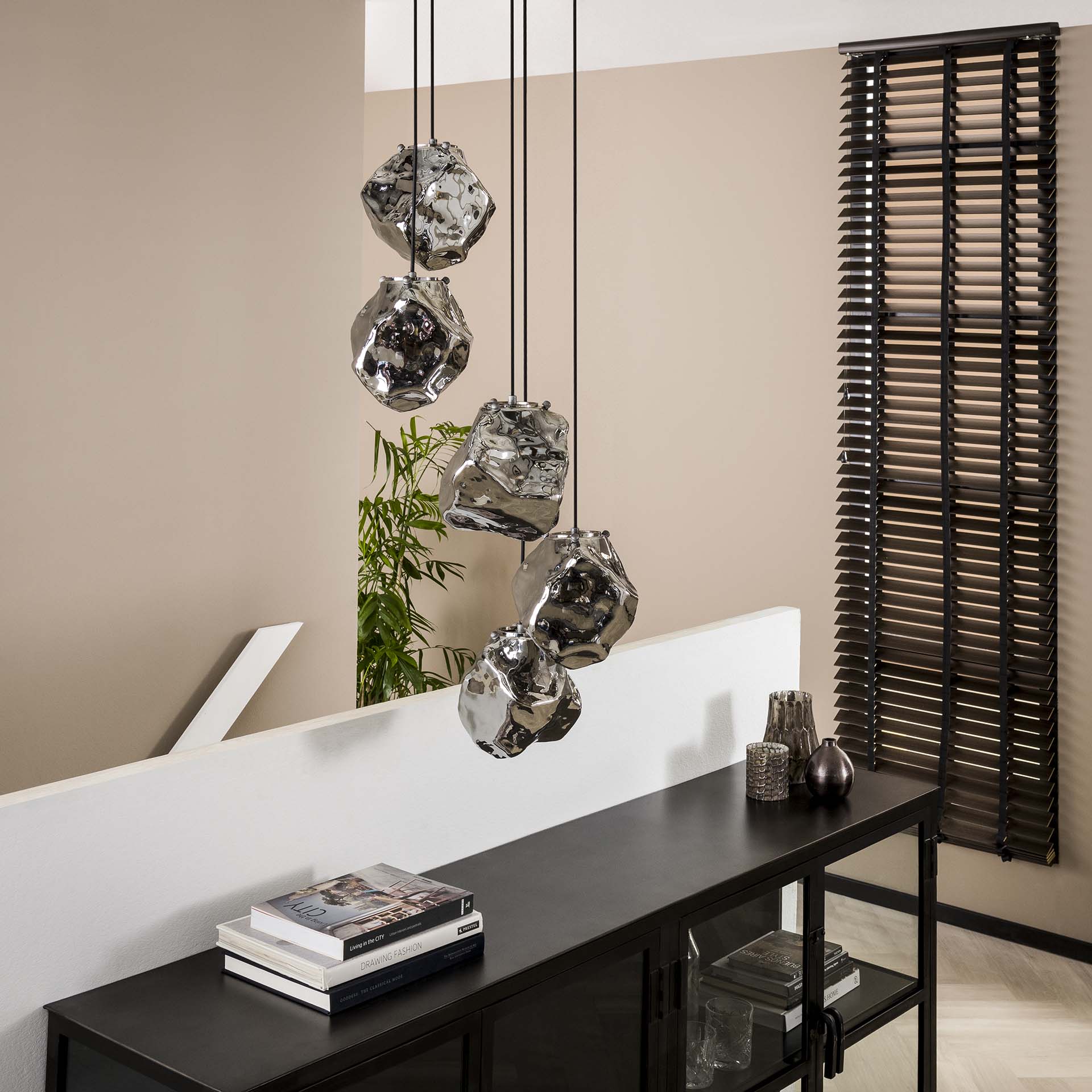 Hängeleuchte – Linea Select – Glas – Chromed glas