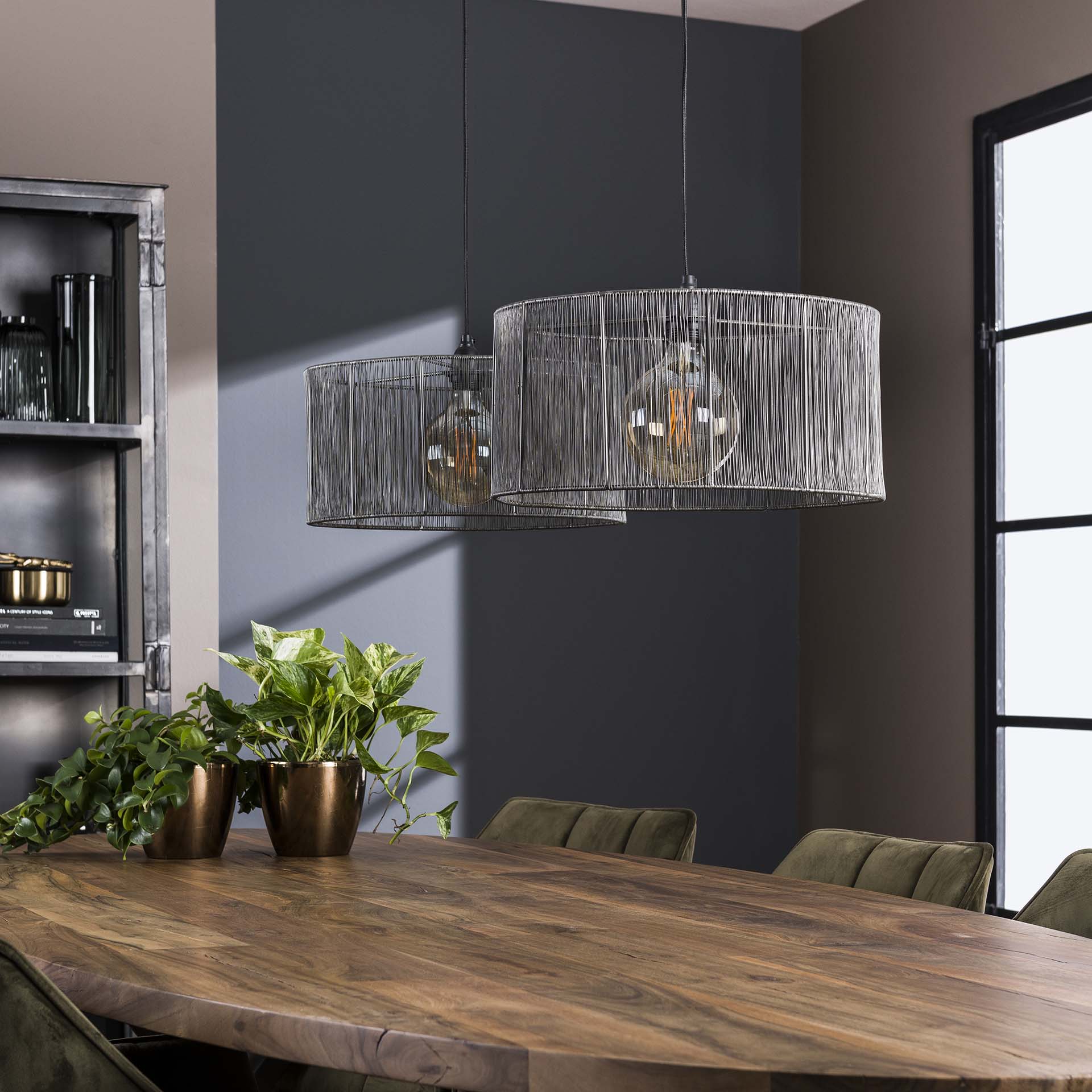 Hängeleuchte – Aria Pure – Schwarz Nickel