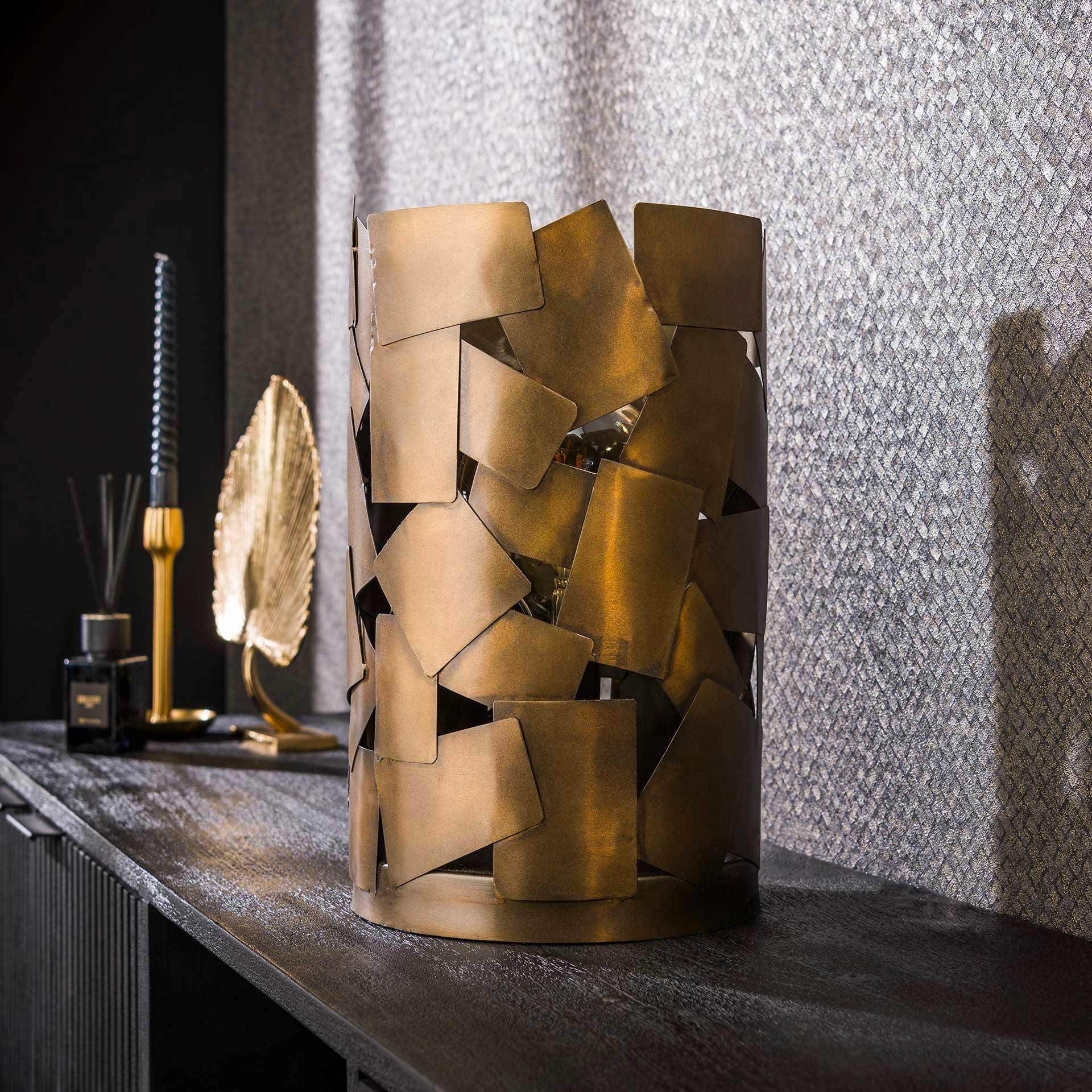 Tischleuchte – Soma Living – Antike bronze