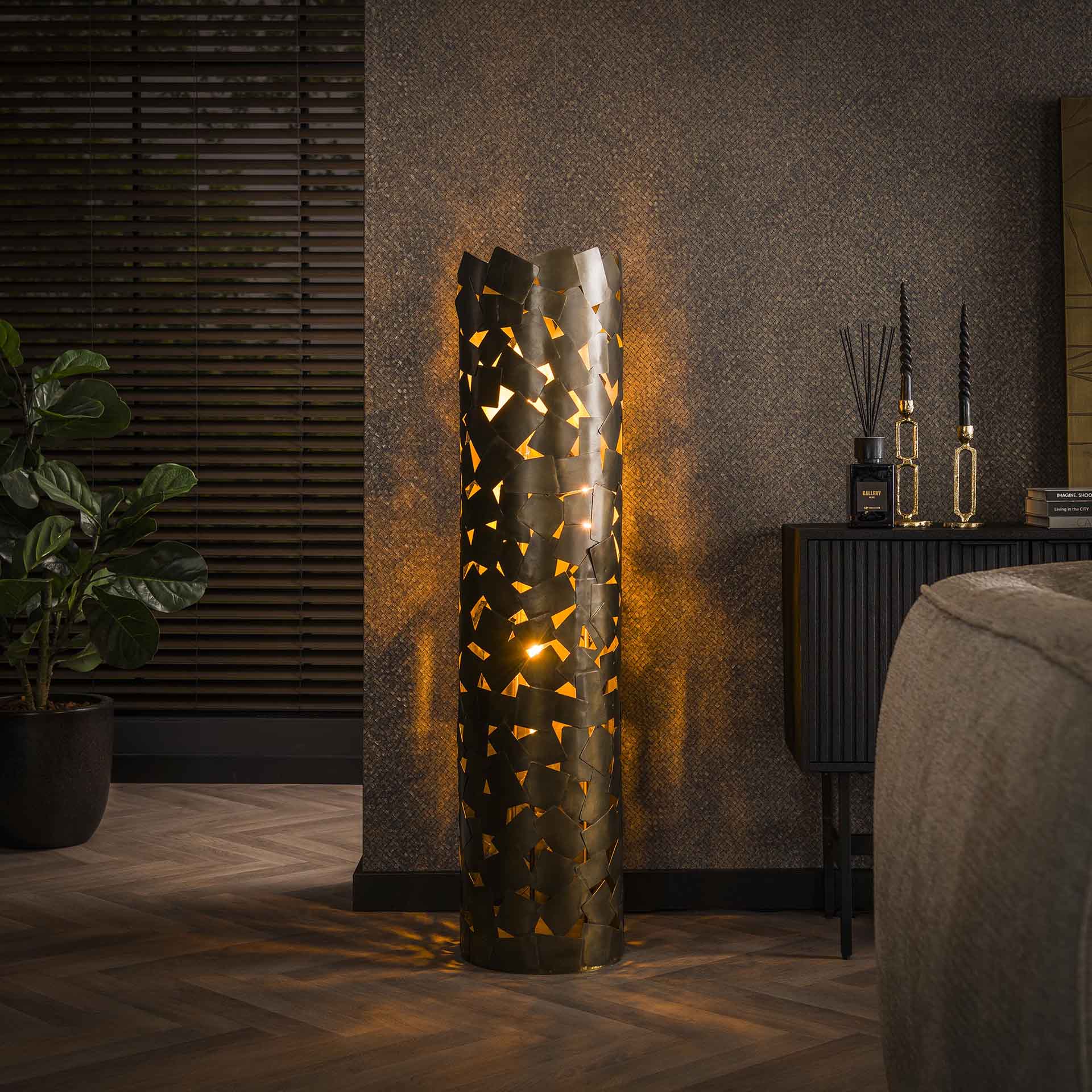 Stehleuchte – Canto Edge – Antike bronze