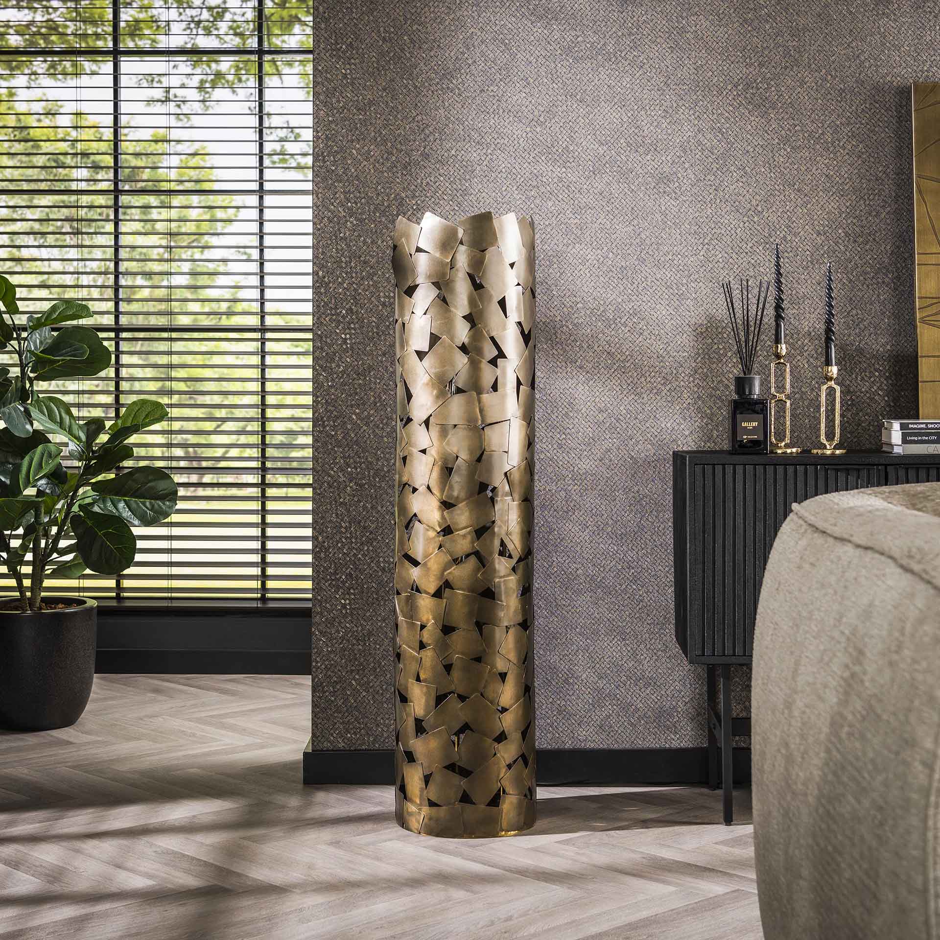 Stehleuchte – Canto Edge – Antike bronze