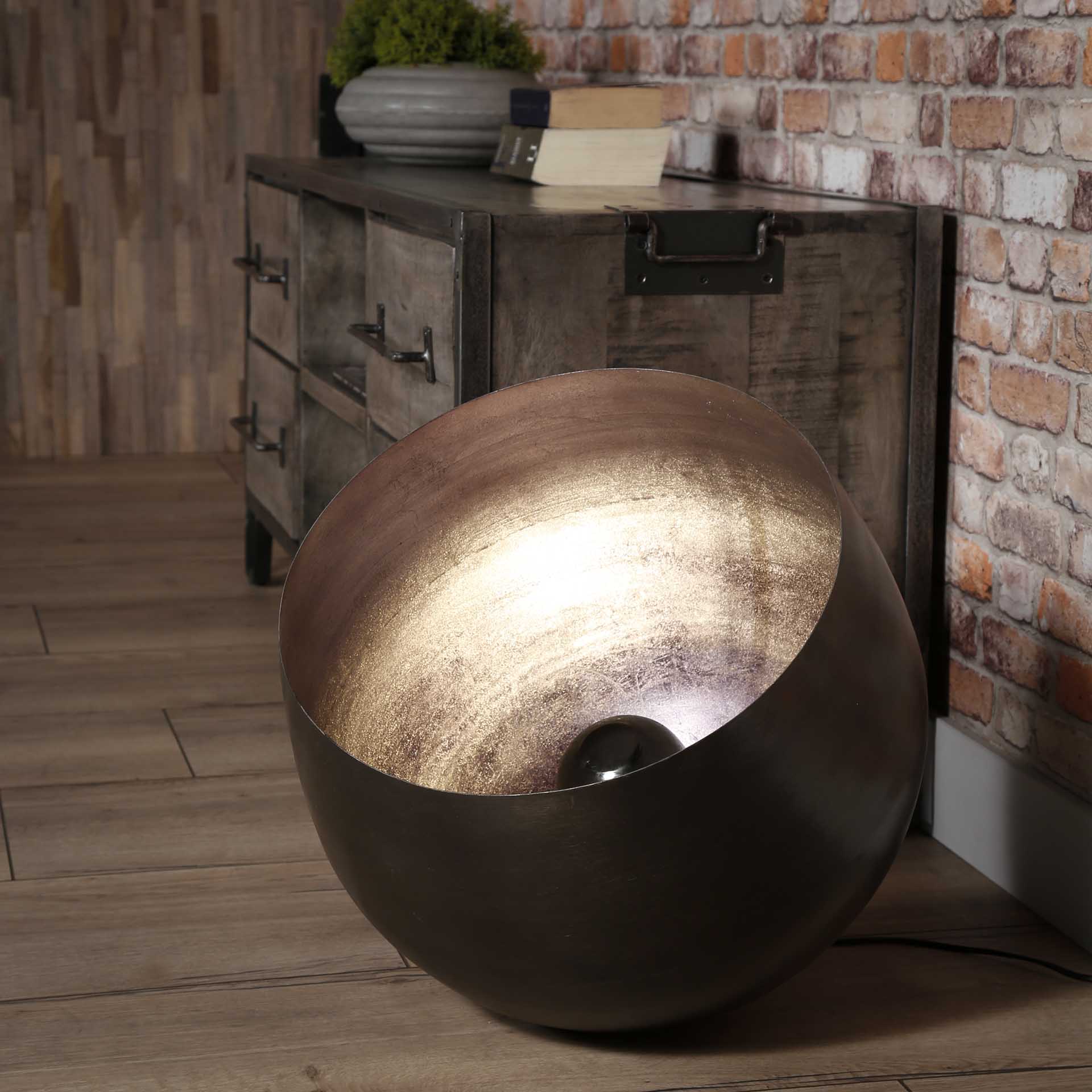 Tischleuchte – Fiora Edge – Schwarz Nickel