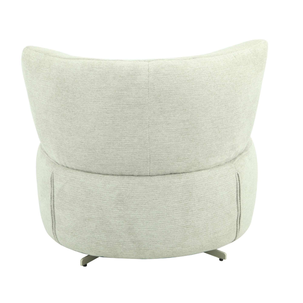 Sessel Julia Hellgrau – moderner Polstersessel mit Kissen, 82 x 91 x 86 cm
