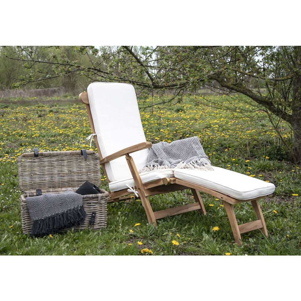 Arrecife Kissen Deck Chair - Kissen für Deck Chair in Weiß.