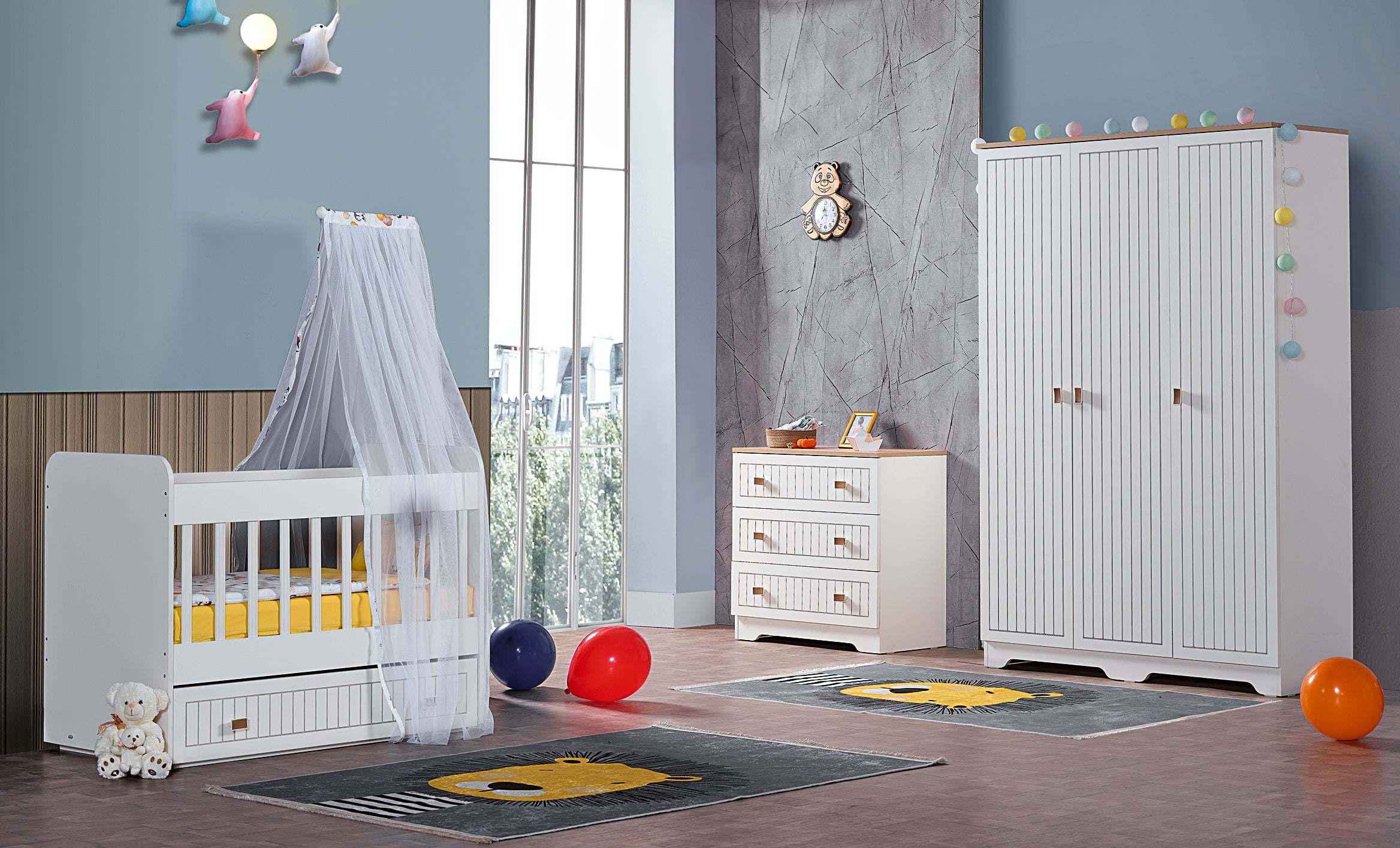 New Joker Babyzimmer 3-Teilig