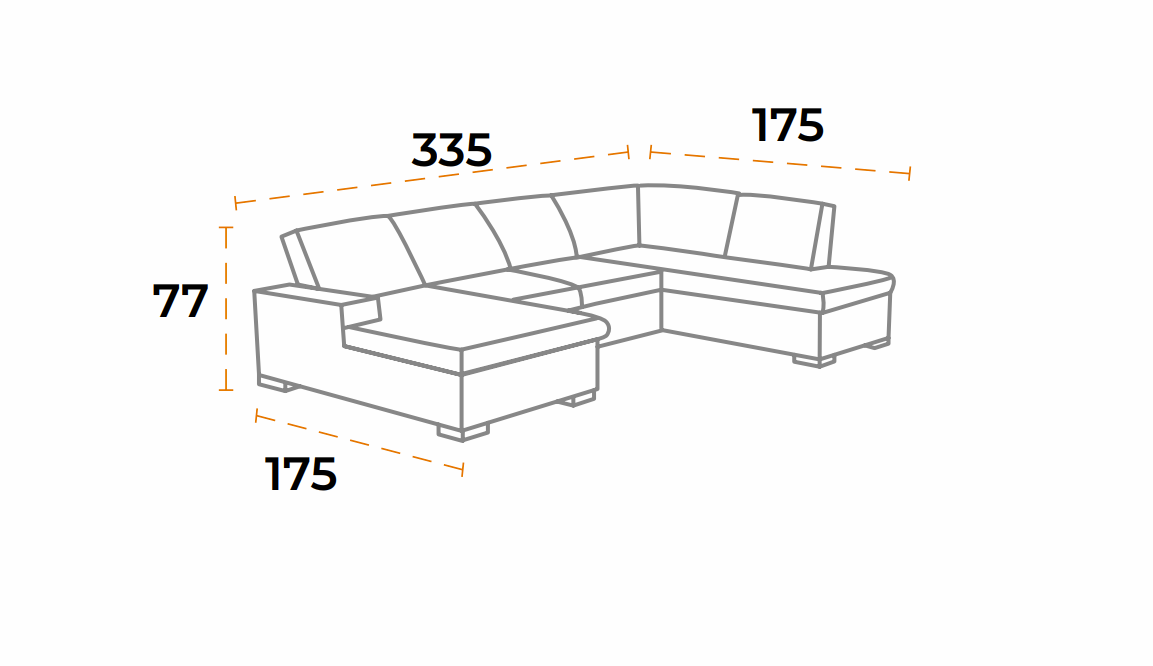 Morlo Sofa U-form