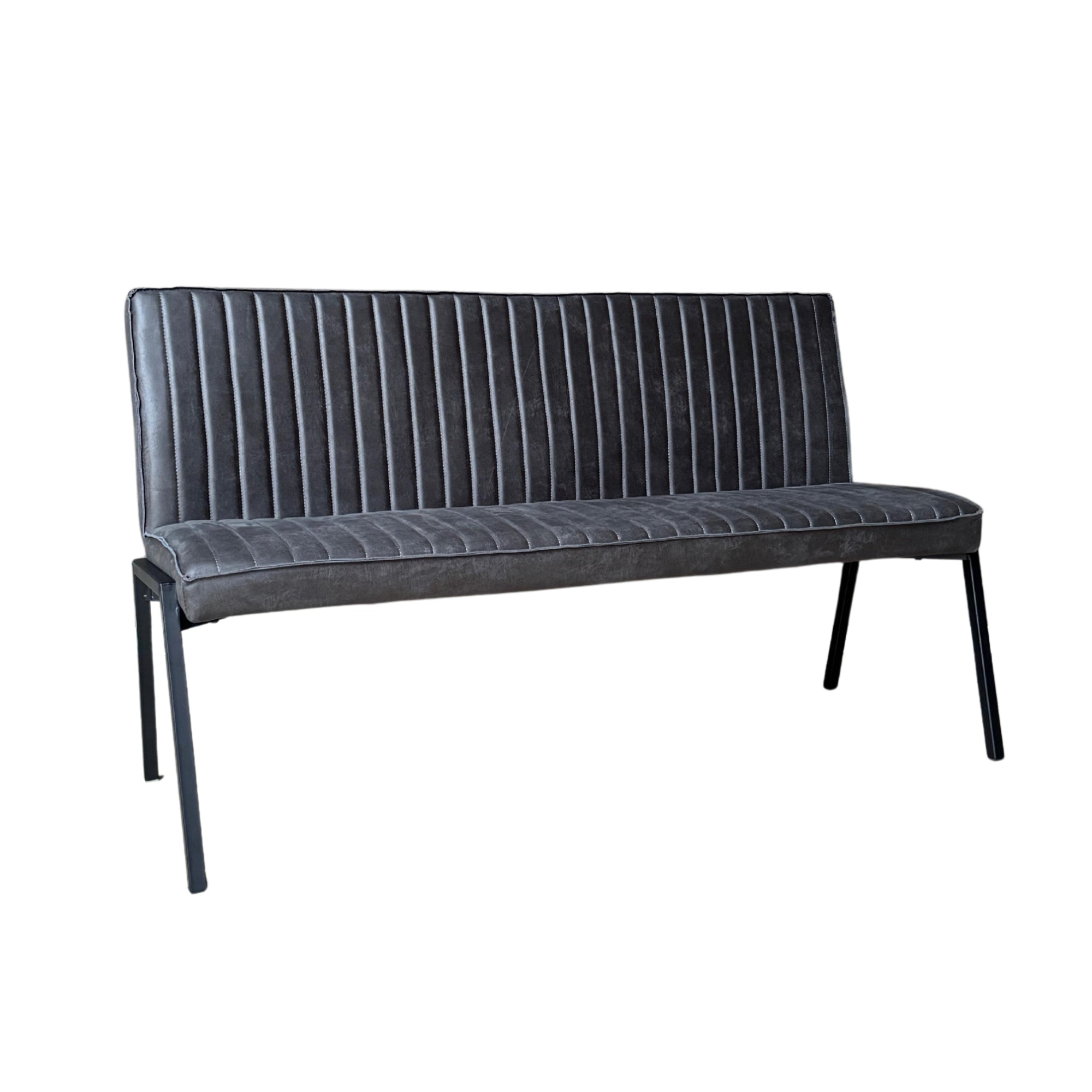 Esszimmerbank Molly Bull | 155 cm | Anthrazit