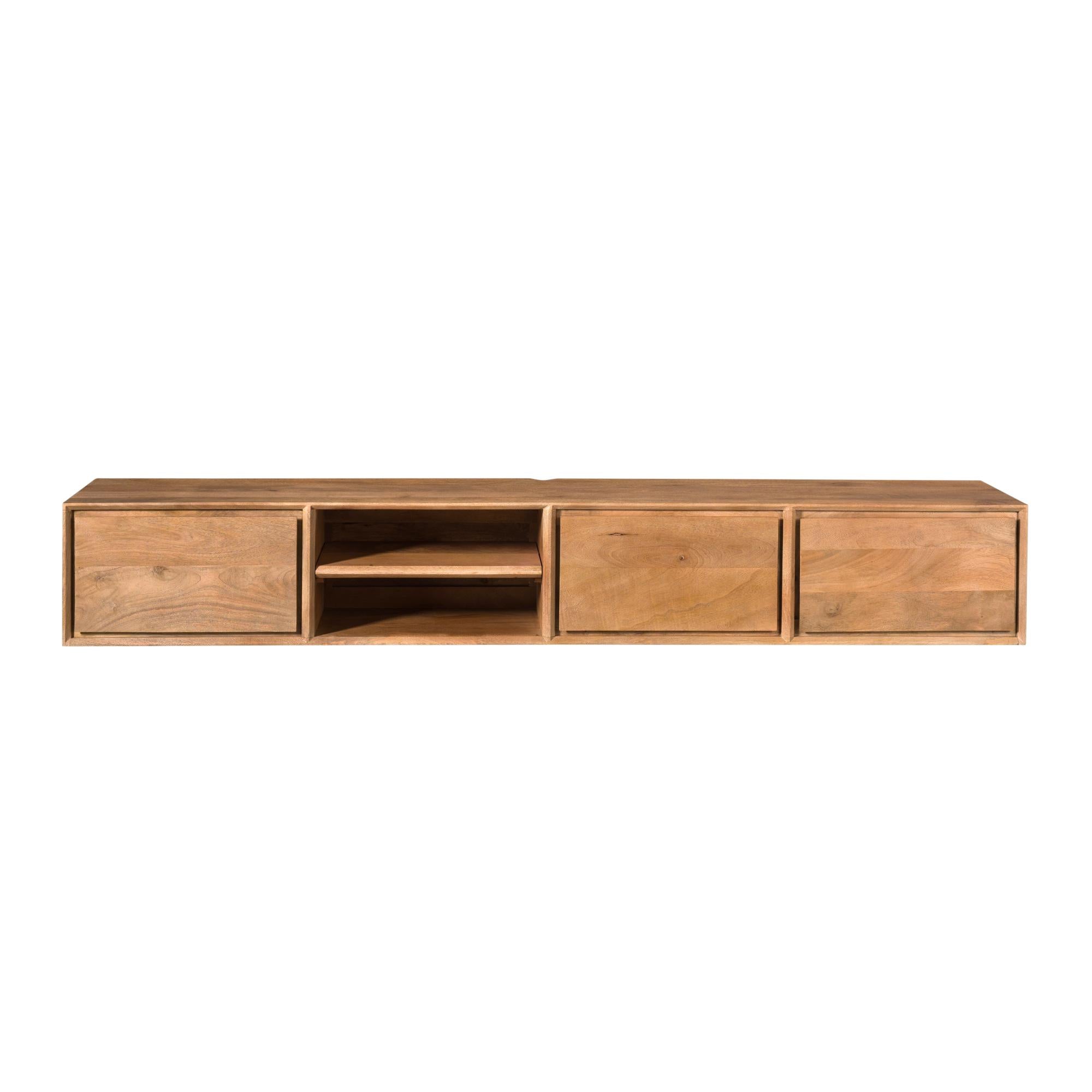 Schwebendes TV-Möbel Ambiance Naturel | 200 cm