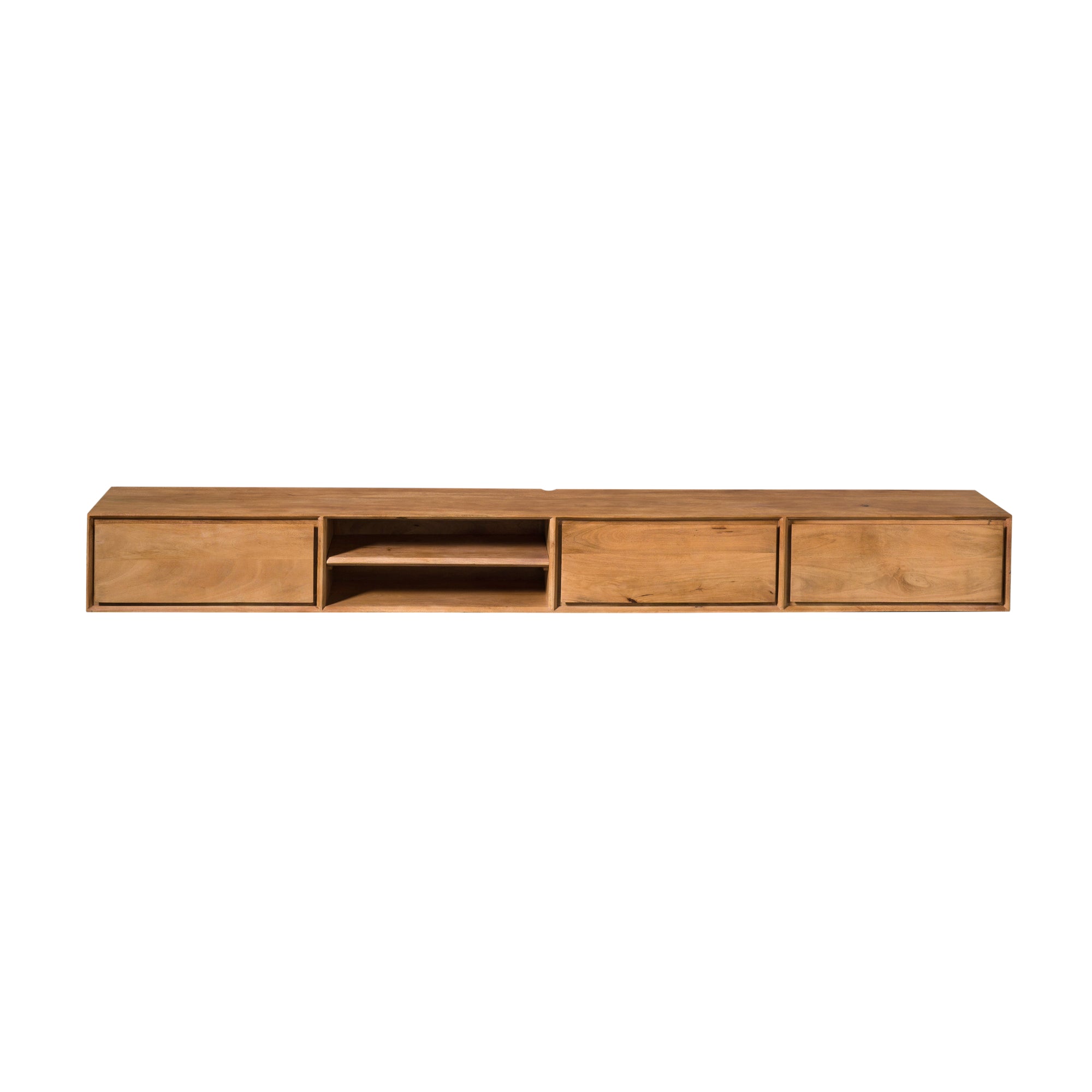 Schwebendes TV-Möbel Ambiance Natur | 240 cm