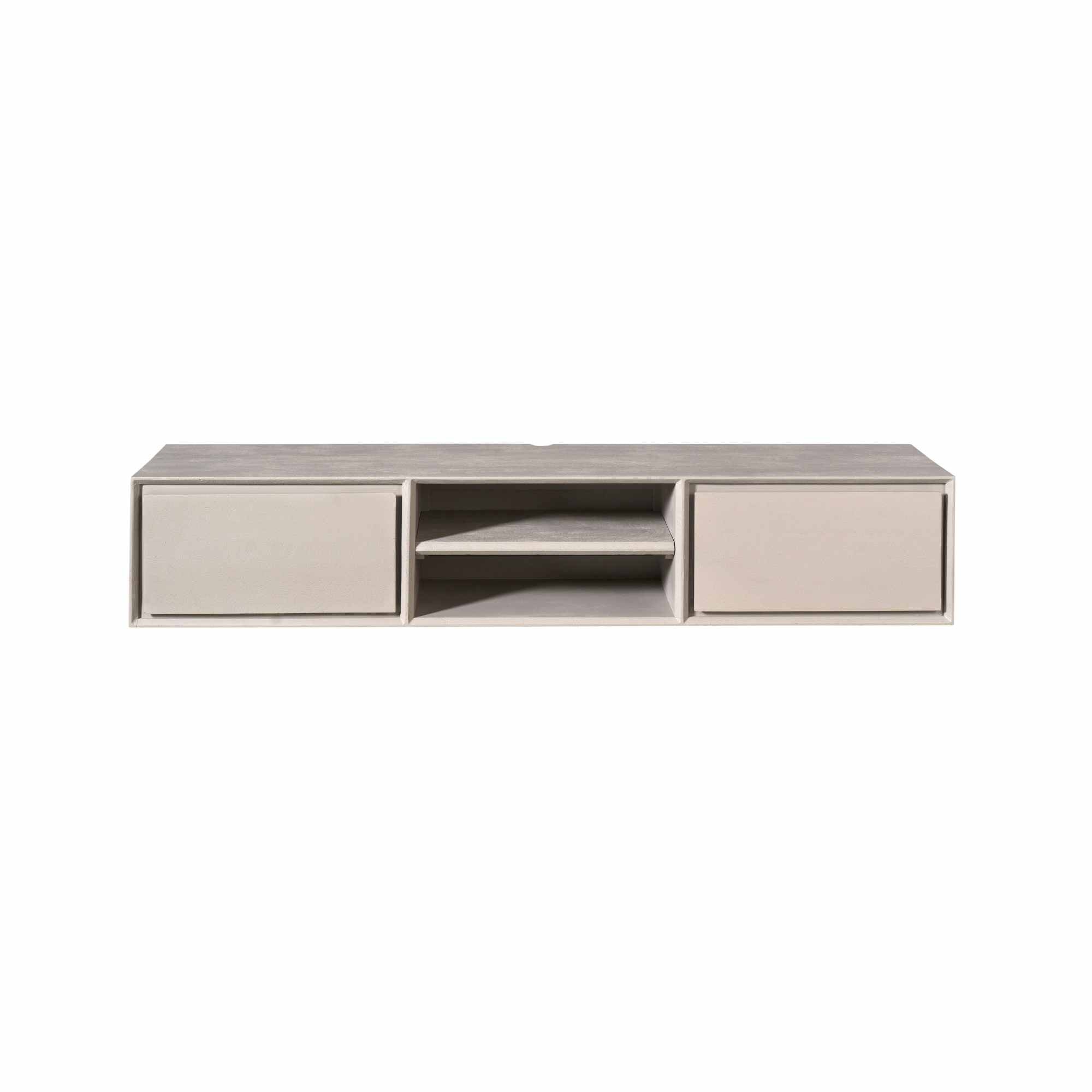 Schwebendes TV-Möbel Ambiance Taupe | 160 cm
