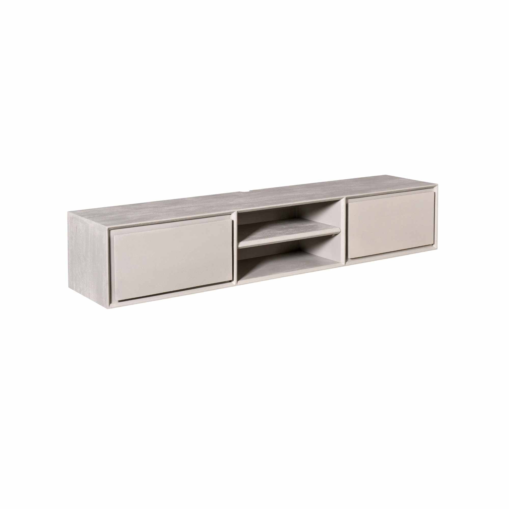 Schwebendes TV-Möbel Ambiance Taupe | 160 cm