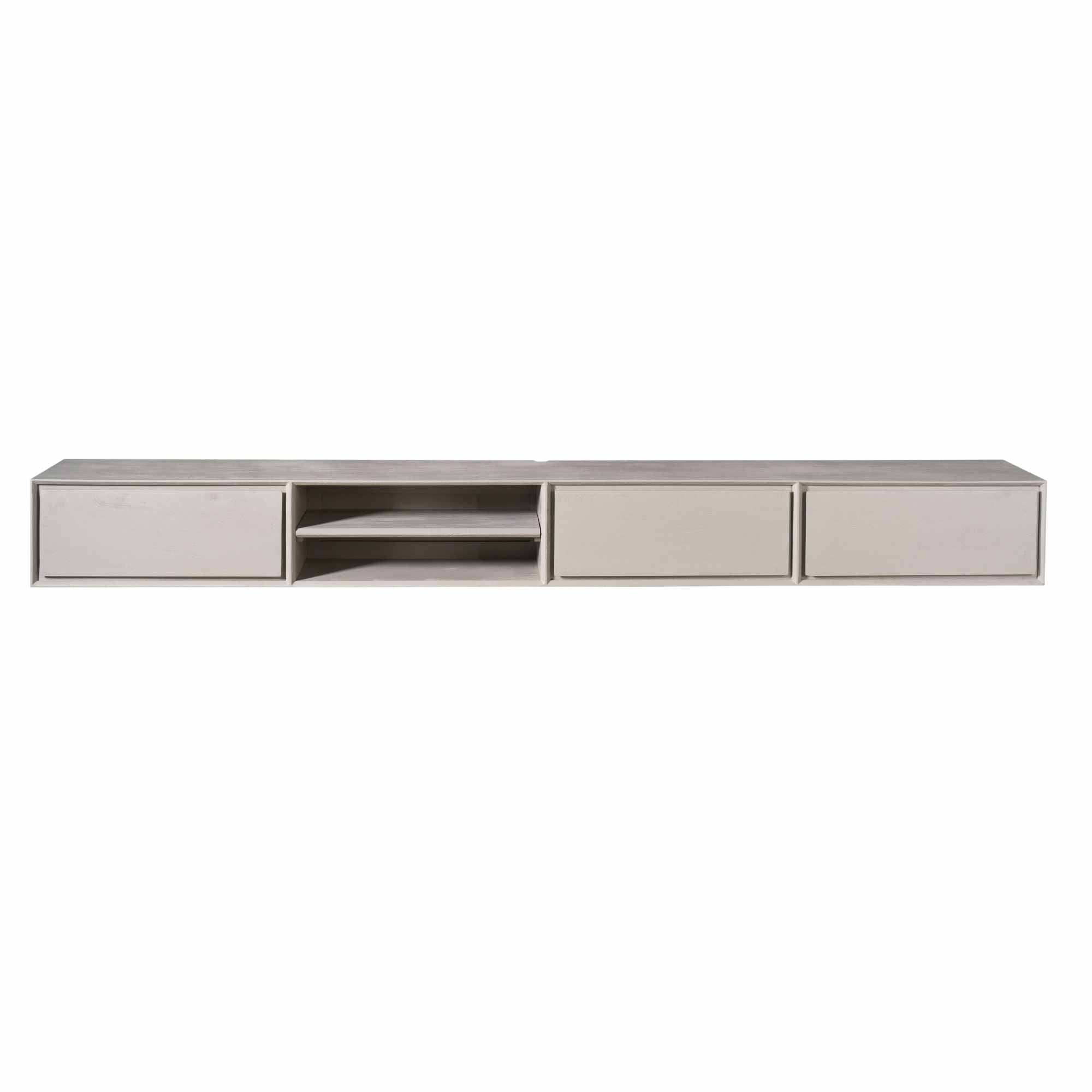 Schwebendes TV-Möbel Ambiance Taupe | 280 cm