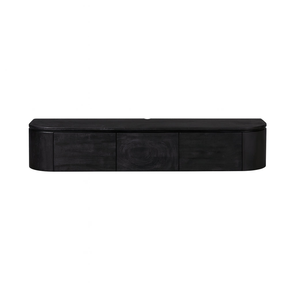 TV-Board Excellent Schwarz | 160 cm