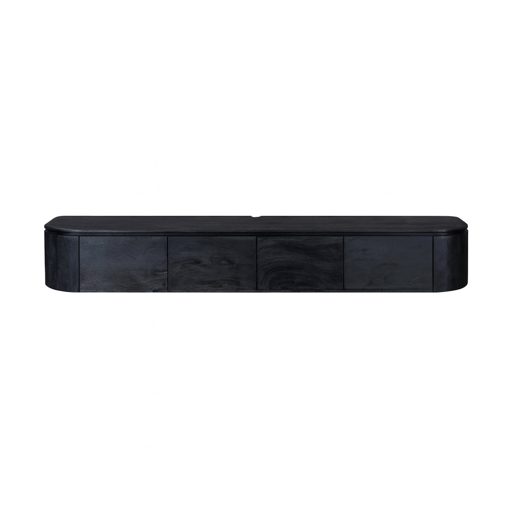 TV-Möbel Excellent Schwarz | 240 cm