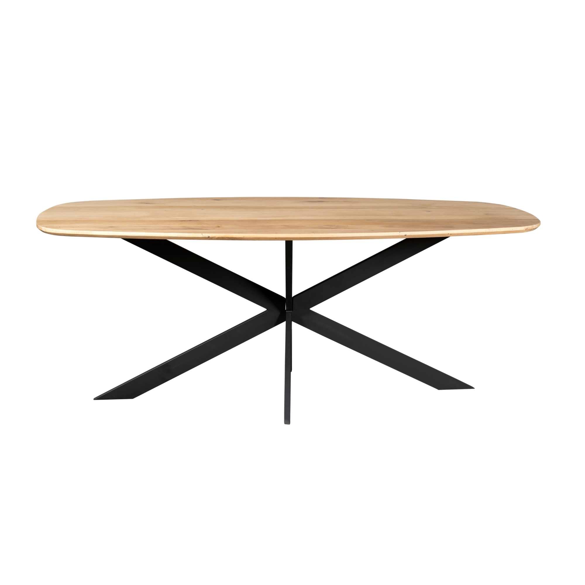 Eichen Esstisch Evoque | Dänisch Oval 180 cm | Natur
