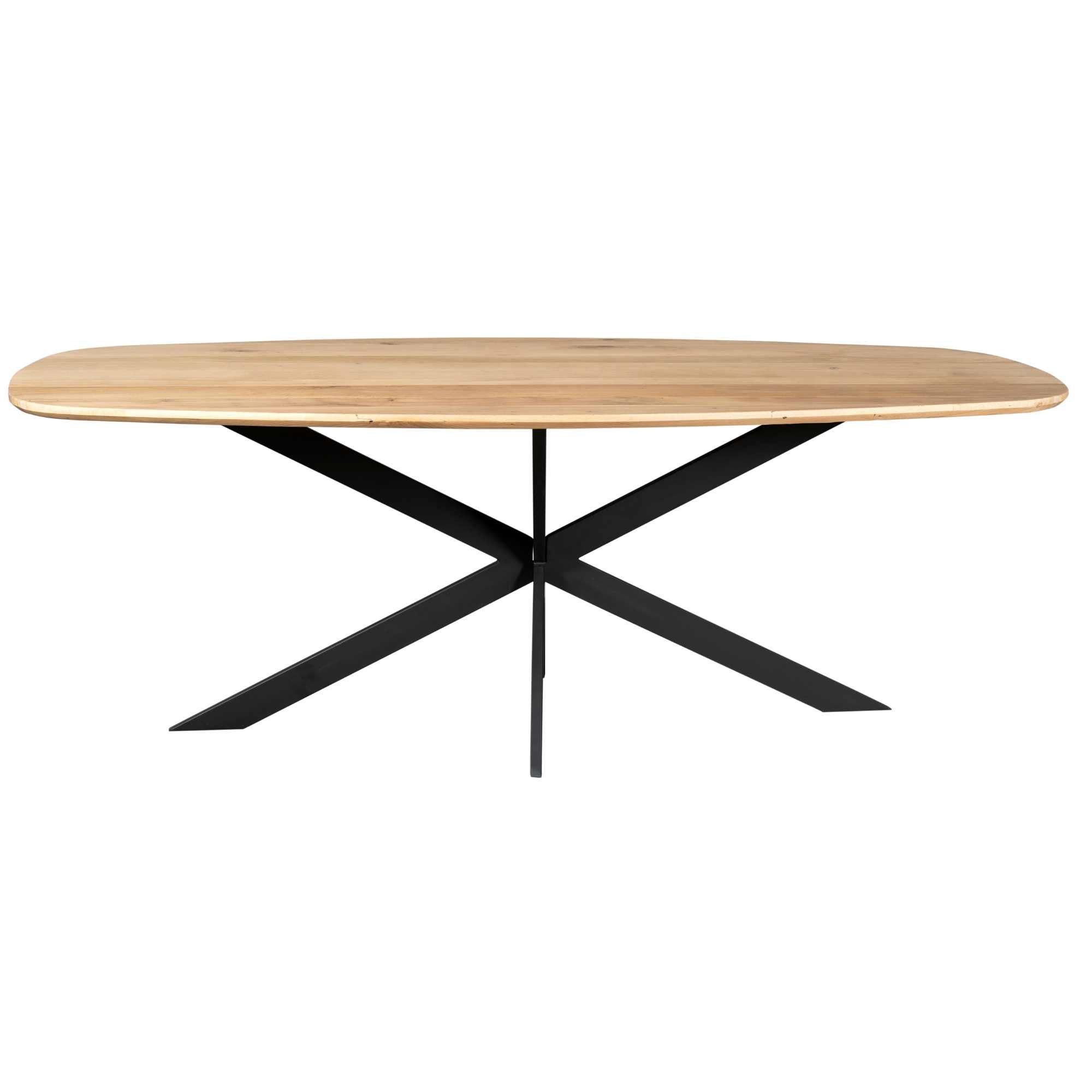 Eichen Esstisch Evoque | Dänisch Oval 280 cm | Natur