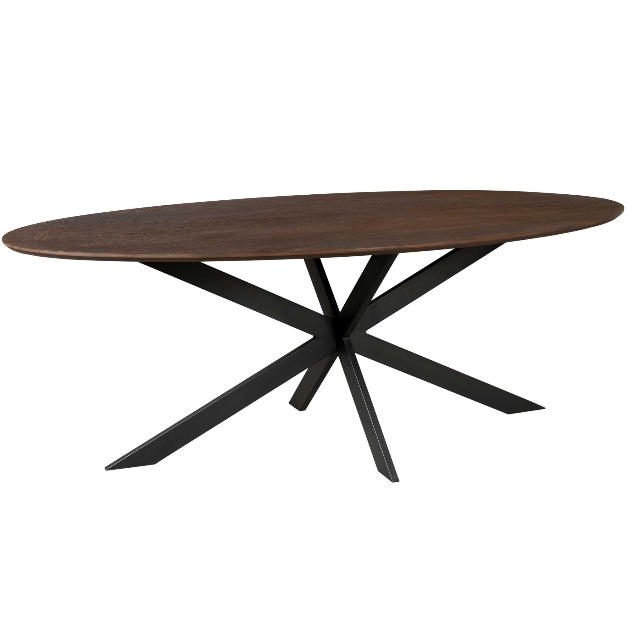 Eichenholz Esstisch Evoque | Oval 240 cm | Braun