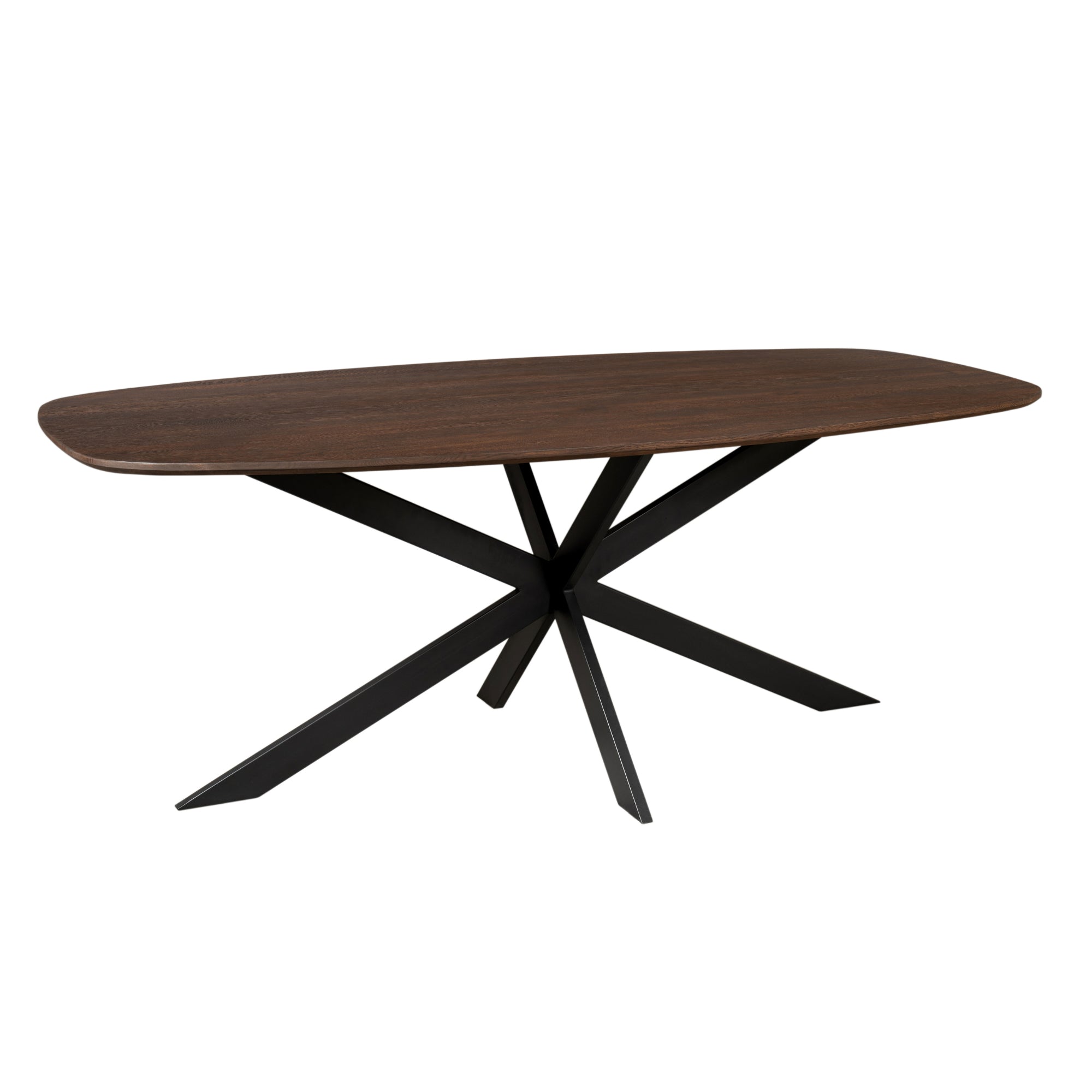 Eichen Esstisch Evoque | Dänisch Oval 280 cm | Braun