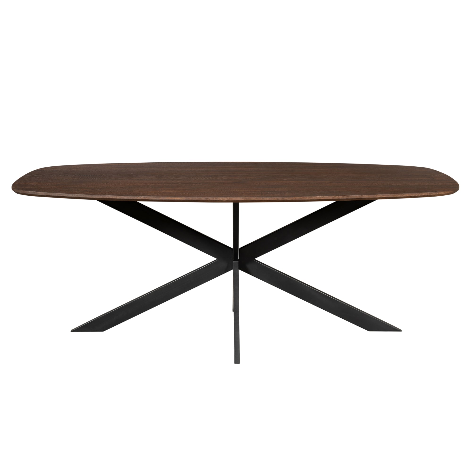 Eichen Esstisch Evoque | Dänisch Oval 280 cm | Braun