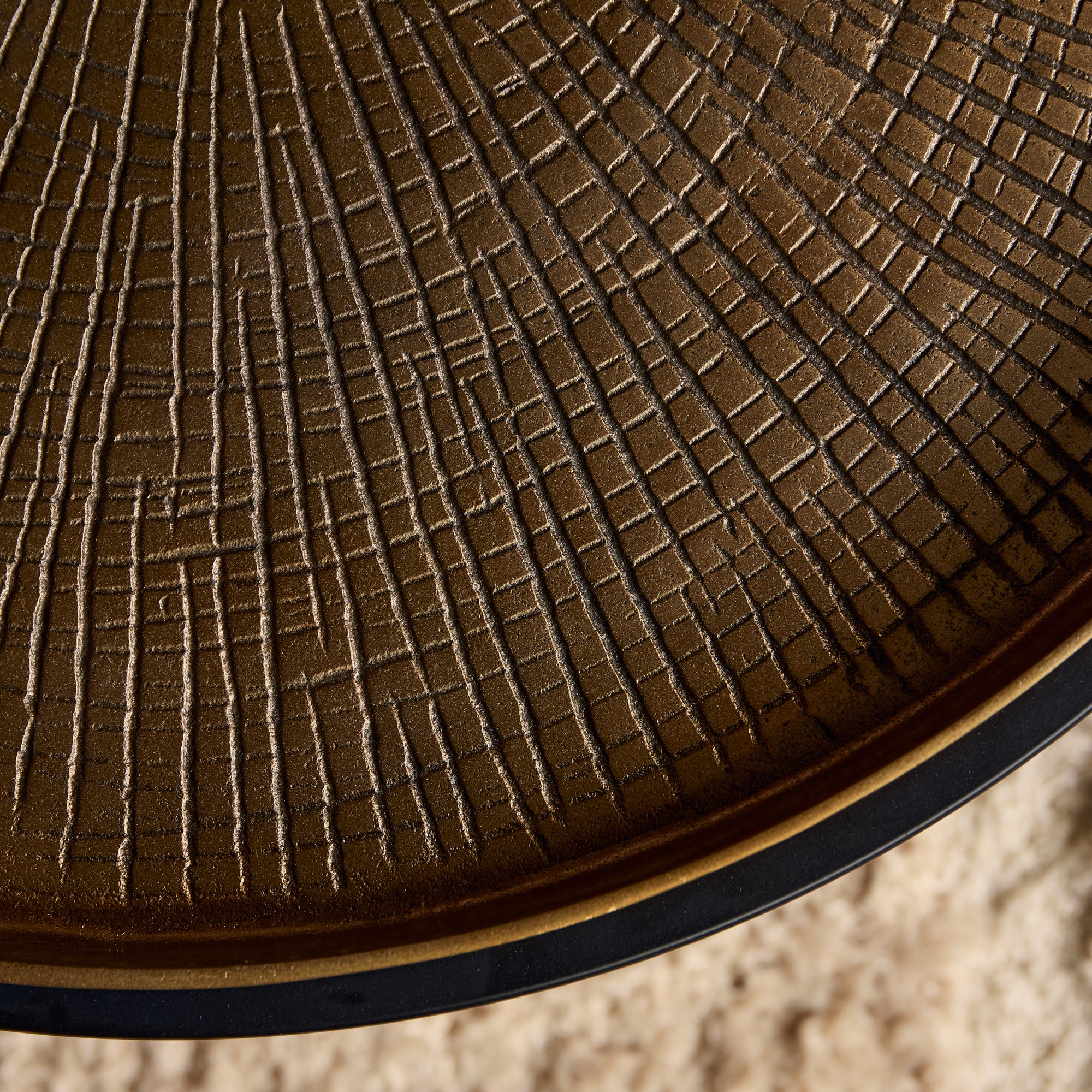 Couchtisch-Set Julie Kupfer – 2er-Set Aluminiumtische, 79 x 79 x 38 cm & 67 x 67 x 45 cm