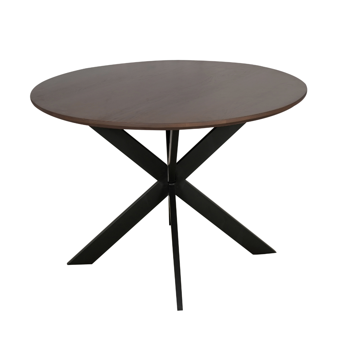 Esstisch Madison Walnuss | 110 cm | Bein Schwarz