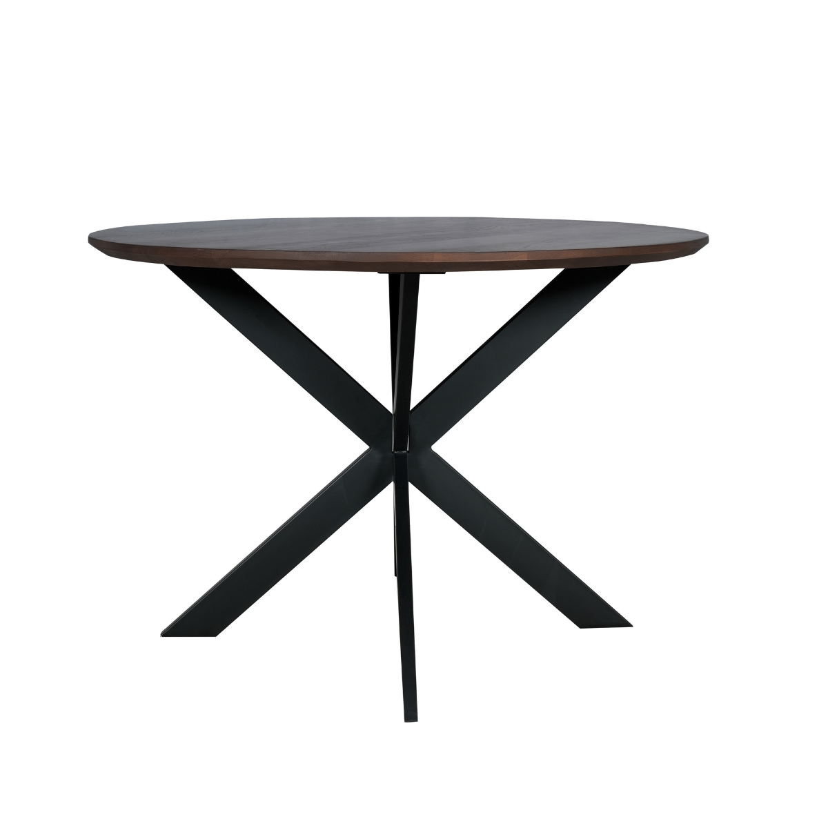 Esstisch Madison Walnuss | 110 cm | Bein Schwarz