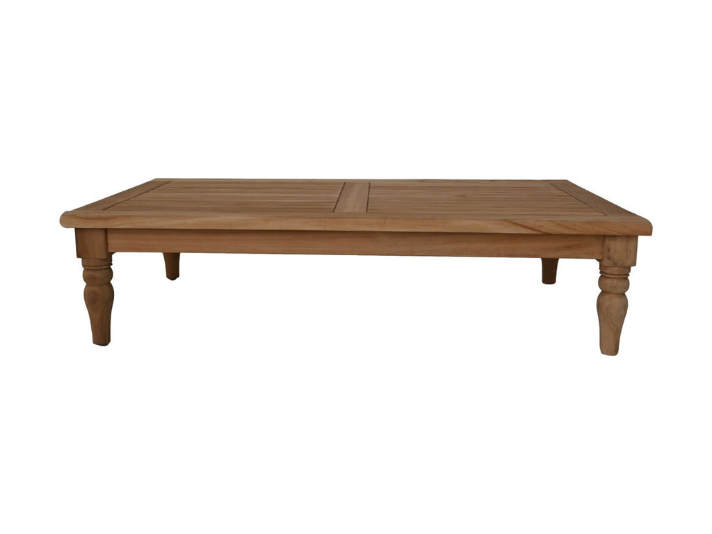 Bahama Gartencouchtisch - 125x70x30 - Natur - Teak