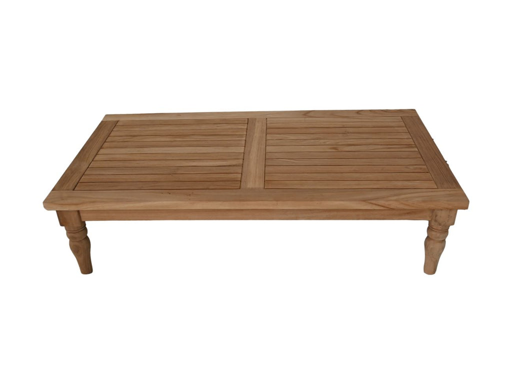 Bahama Gartencouchtisch - 125x70x30 - Natur - Teak